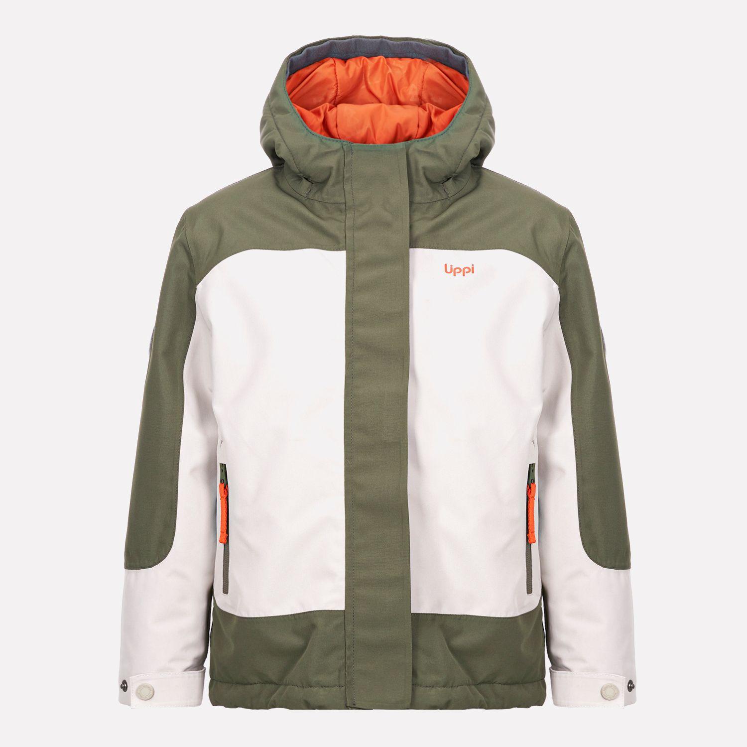 Chaqueta Niño Andes Snow B-Dry Hoody Jacket Arena Verde Musgo Lippi-0