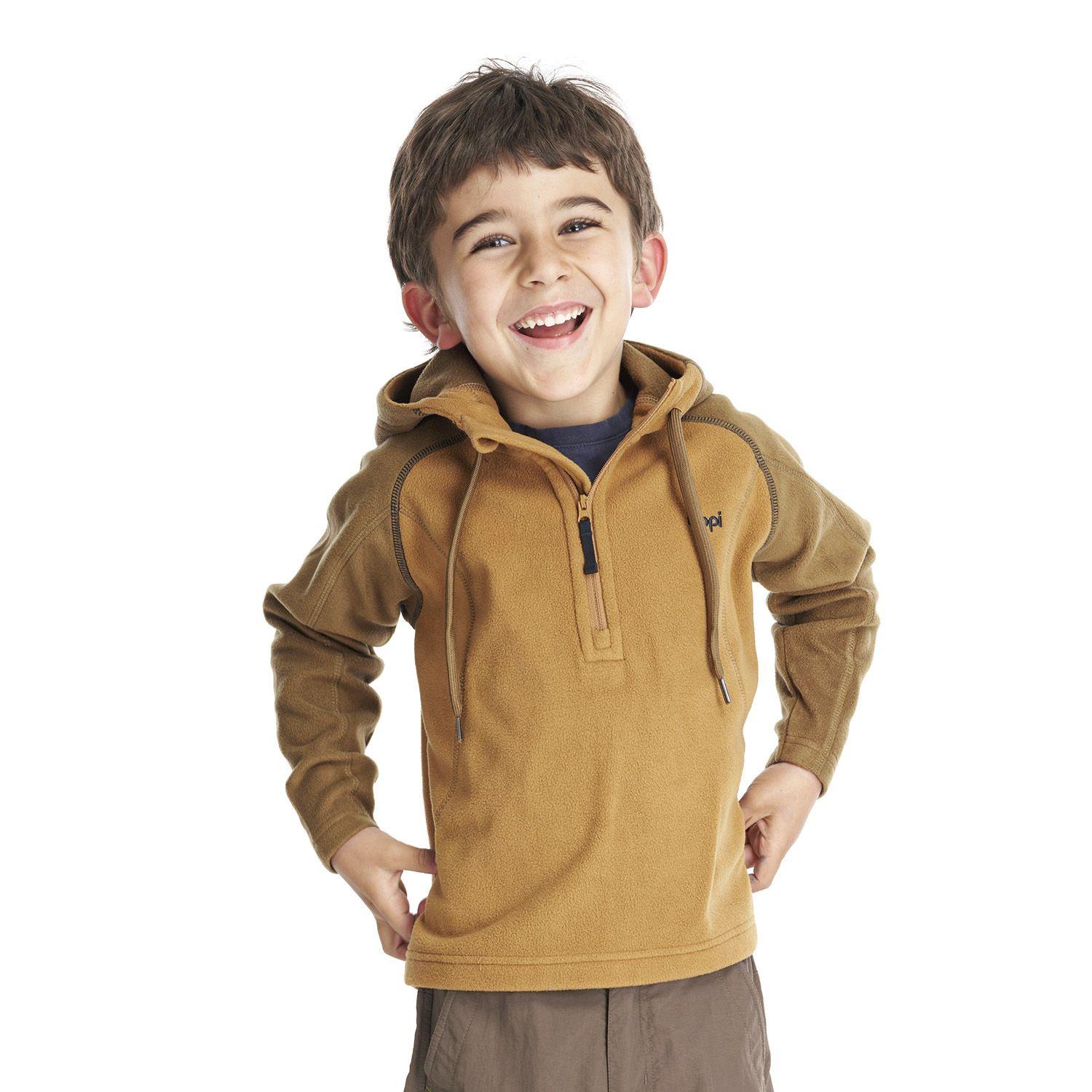 Chaqueta Niño Cold Day Therm-Pro Hoody Jacket Cafe Pardo Lippi-1