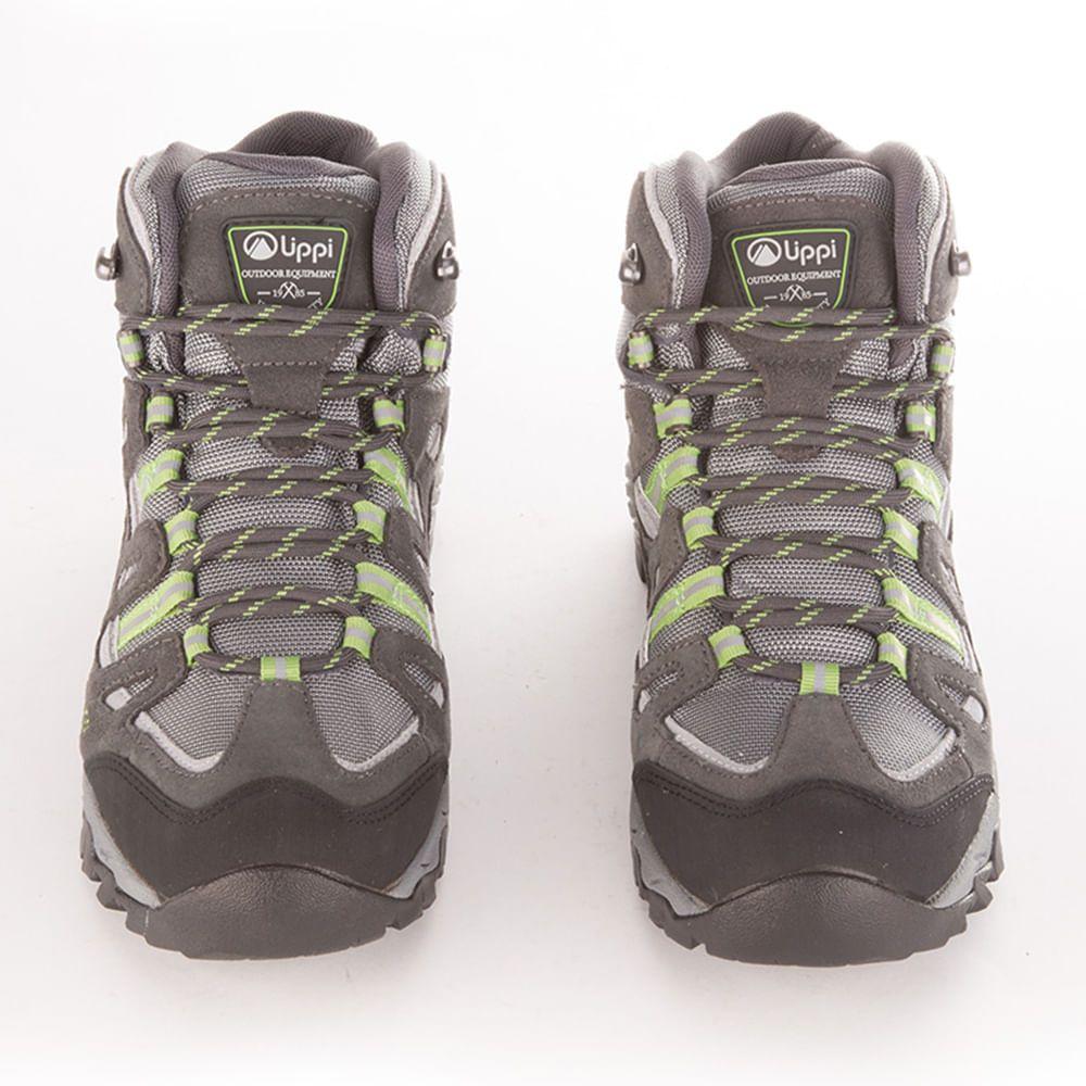 Botín Junior Puelo CS Hi Gris / Verde Lippi-1