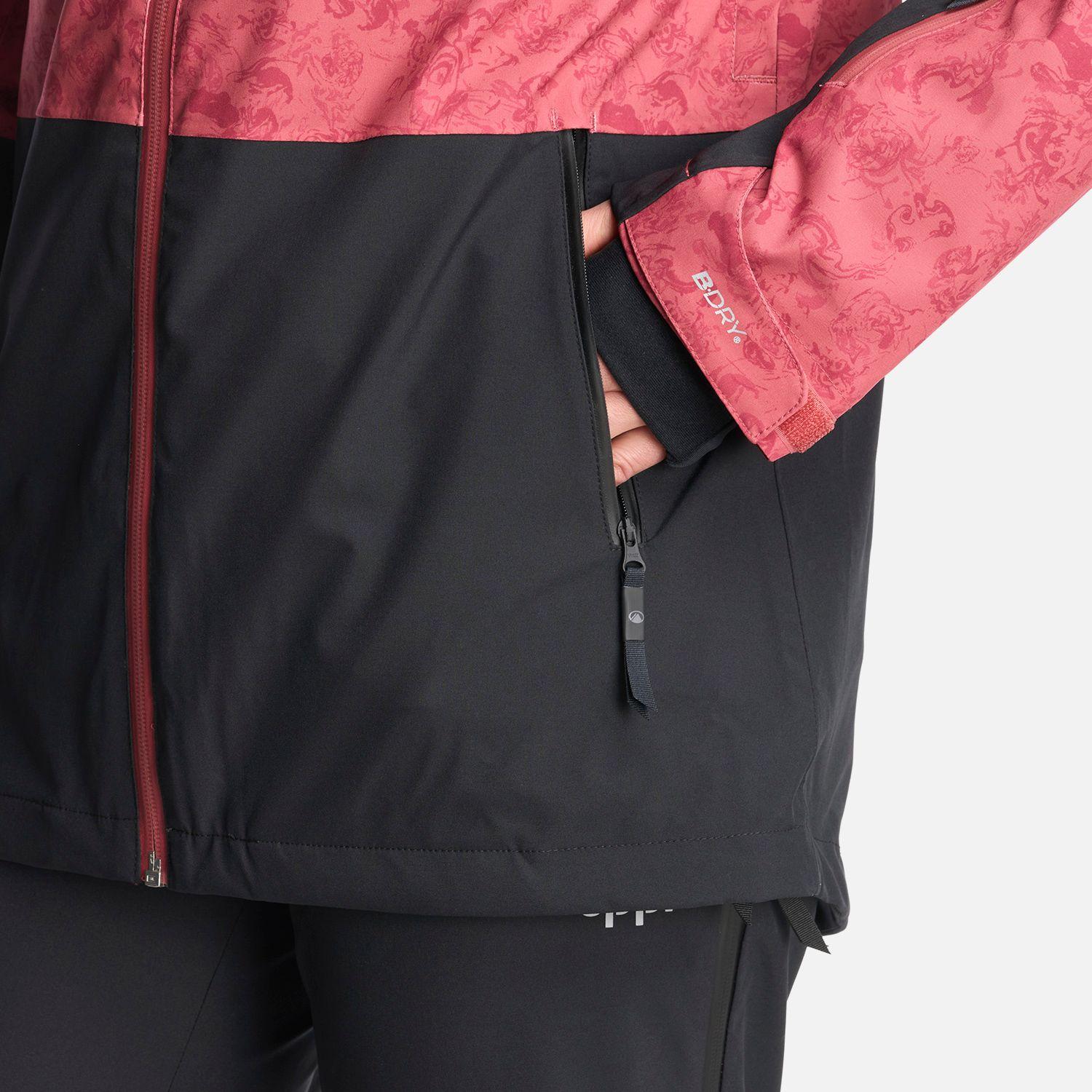 Chaqueta Mujer Sierra Nevada Light B-Dry Hoody Jacket Print rosa Lippi-9