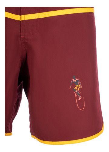 Short Hombre Tuto Corto Burdeo Haka Honu-2