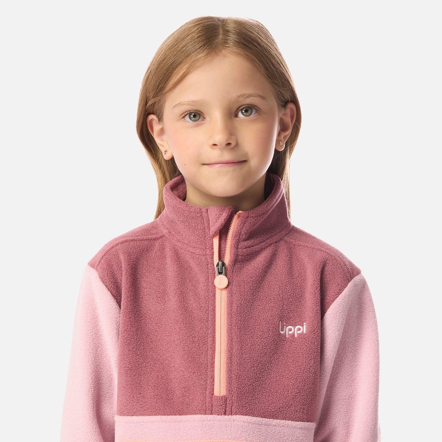 Polar Niña Forest 1/4 Zip Sweatshirt Rosa Claro Lippi I26-3