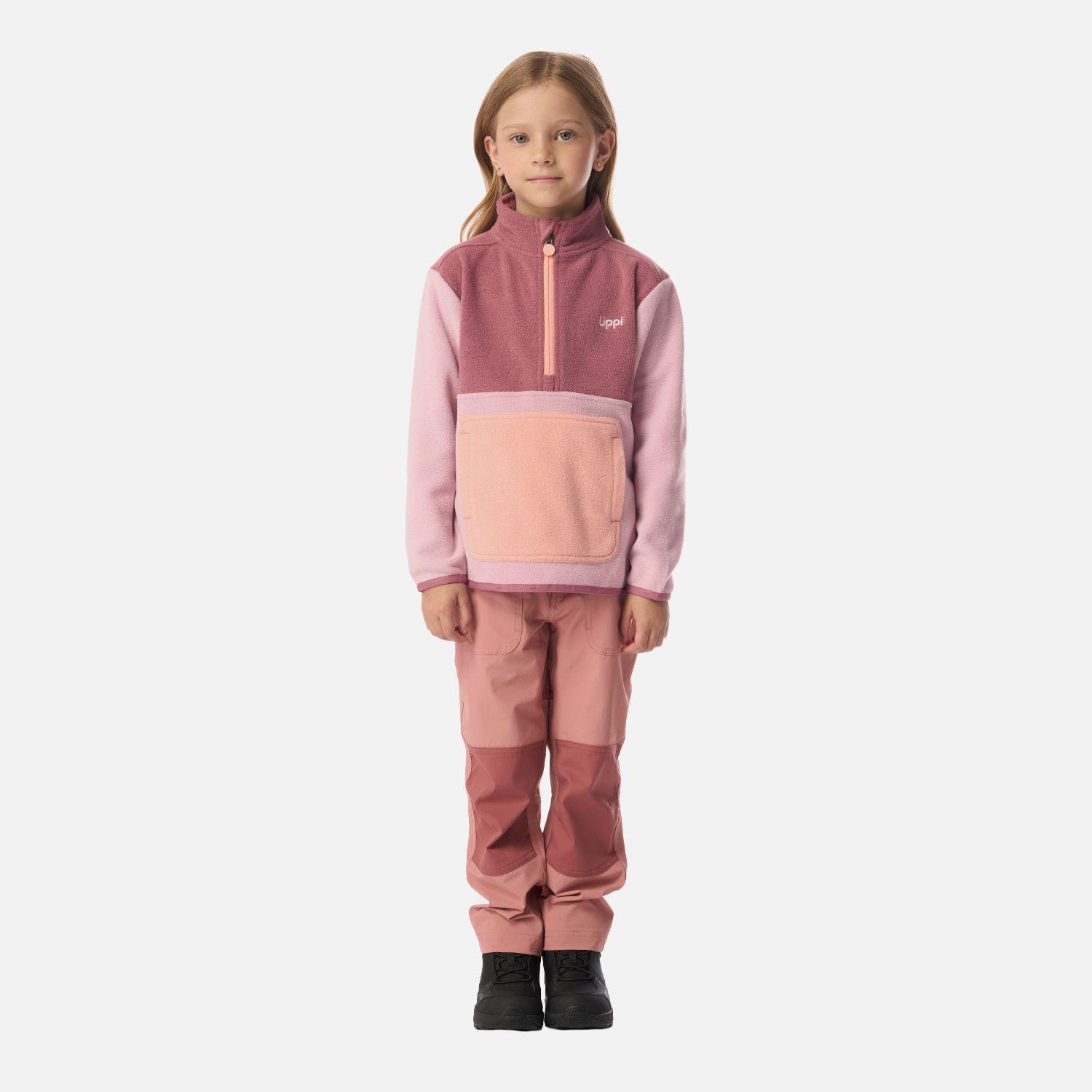 Polar Niña Forest 1/4 Zip Sweatshirt Rosa Claro Lippi I26-4