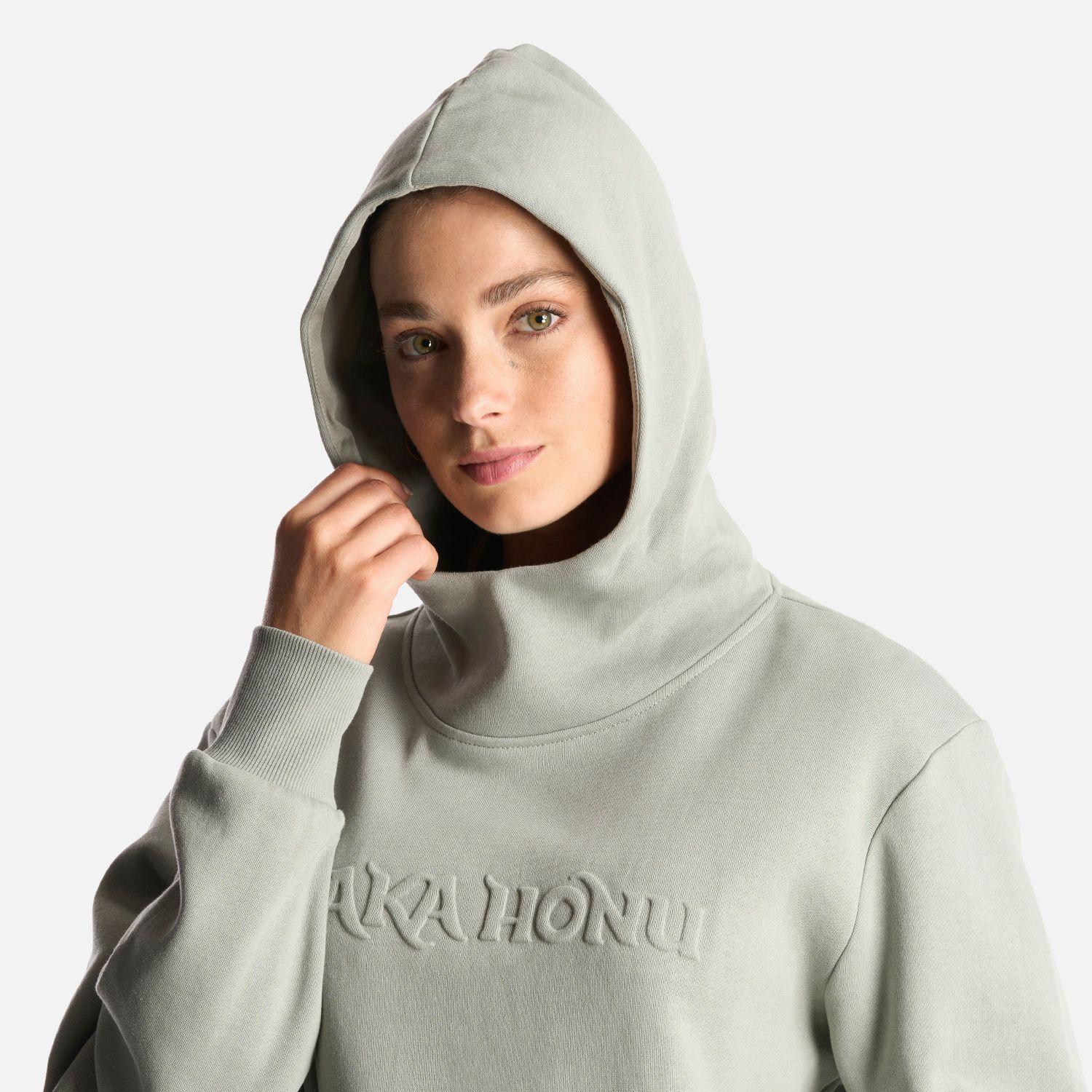 Poleron Mujer Motomami Hoody Verde Claro Haka Honu-5