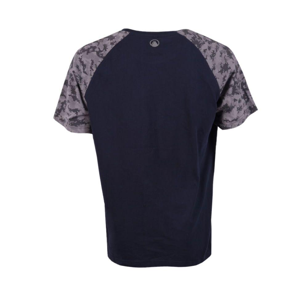 Polera Hombre Unafraid Cotton T-Shirt Short Sleeve Azul Noche Lippi-1