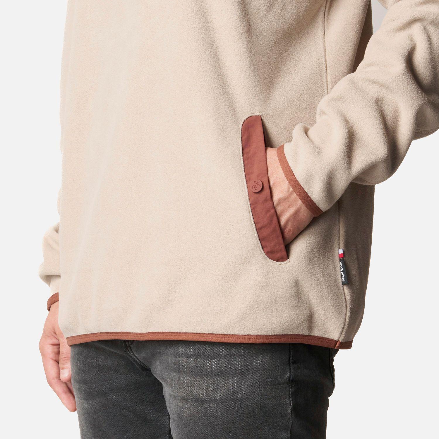 Polar Hombre Tokerau Hoody Taupe Haka Honu-4