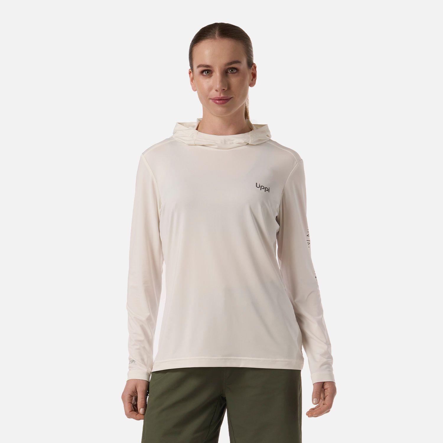 Polera Mujer Sun Protection T-Shirt Blanco Lippi V26-0