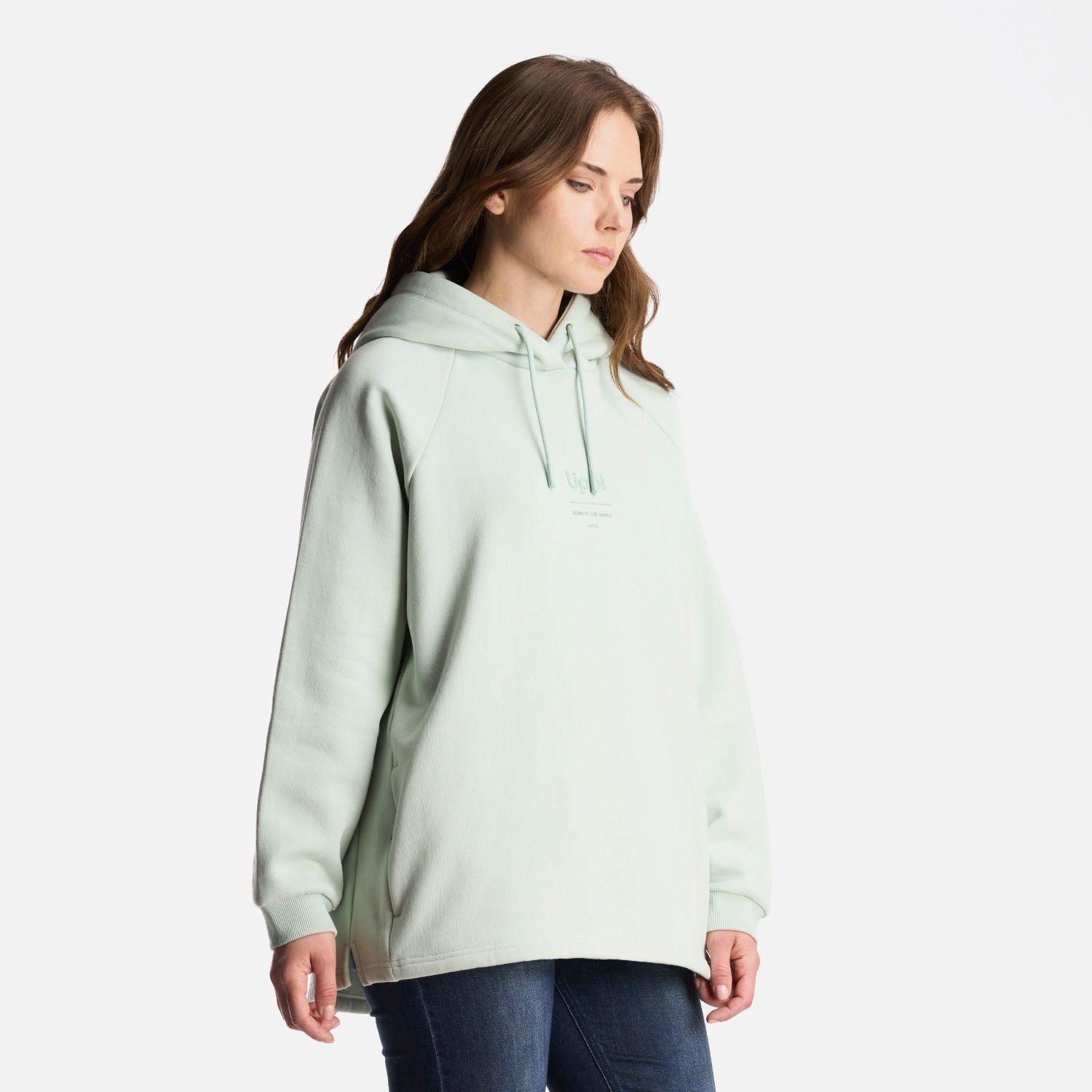 Poleron Mujer Heavy Duty Hoody Sweatshirt Menta Lippi-2