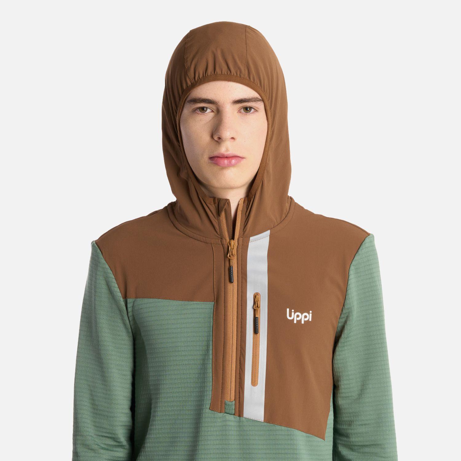 Polerón Teen Boy Karova 14 Zip Hoody Jade Oscuro Lippi I25-3