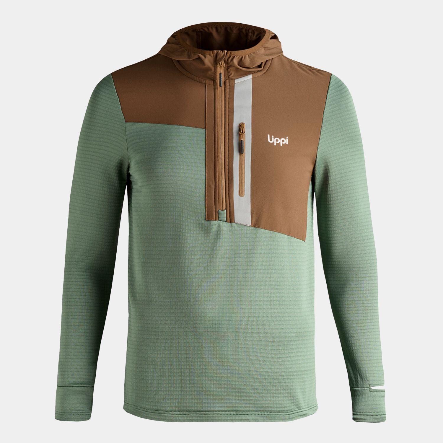 Polerón Teen Boy Karova 14 Zip Hoody Jade Oscuro Lippi I25-7