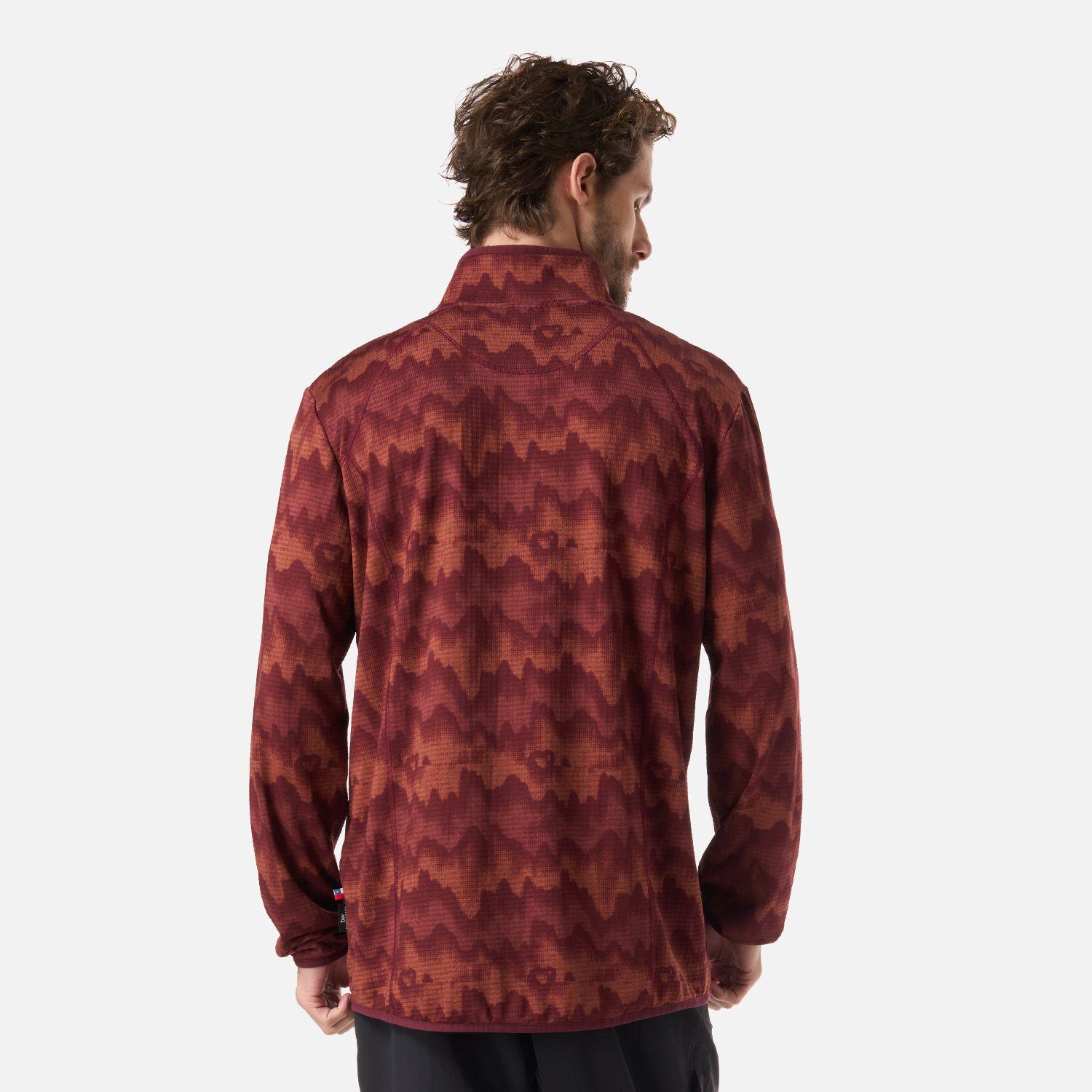 Polerón Hombre Taina Print Burdeo Haka Honu V26-2