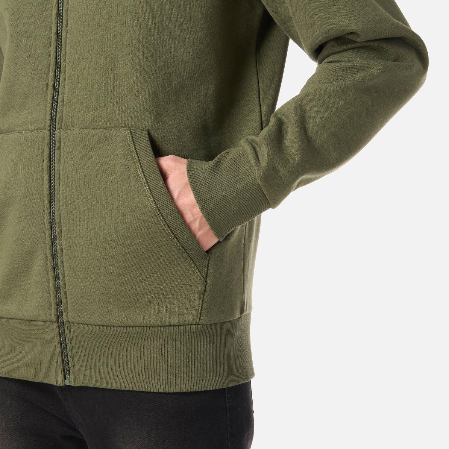 Polerón Hombre Ulmo Full Zip Hoody Sweatshirt Verde Musgo Lippi V26-4