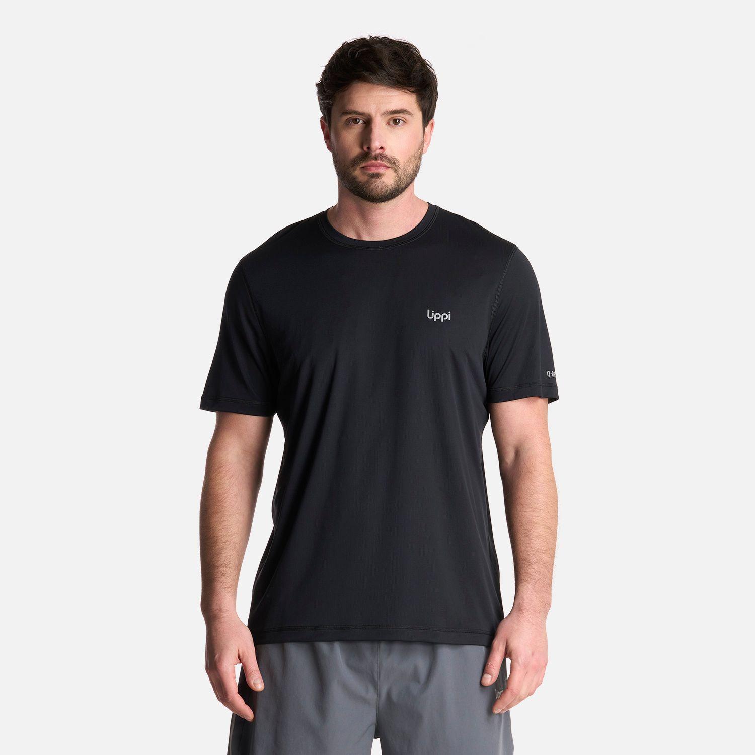 Polera Hombre Core Q-Dry T-Shirt Negro Lippi-0