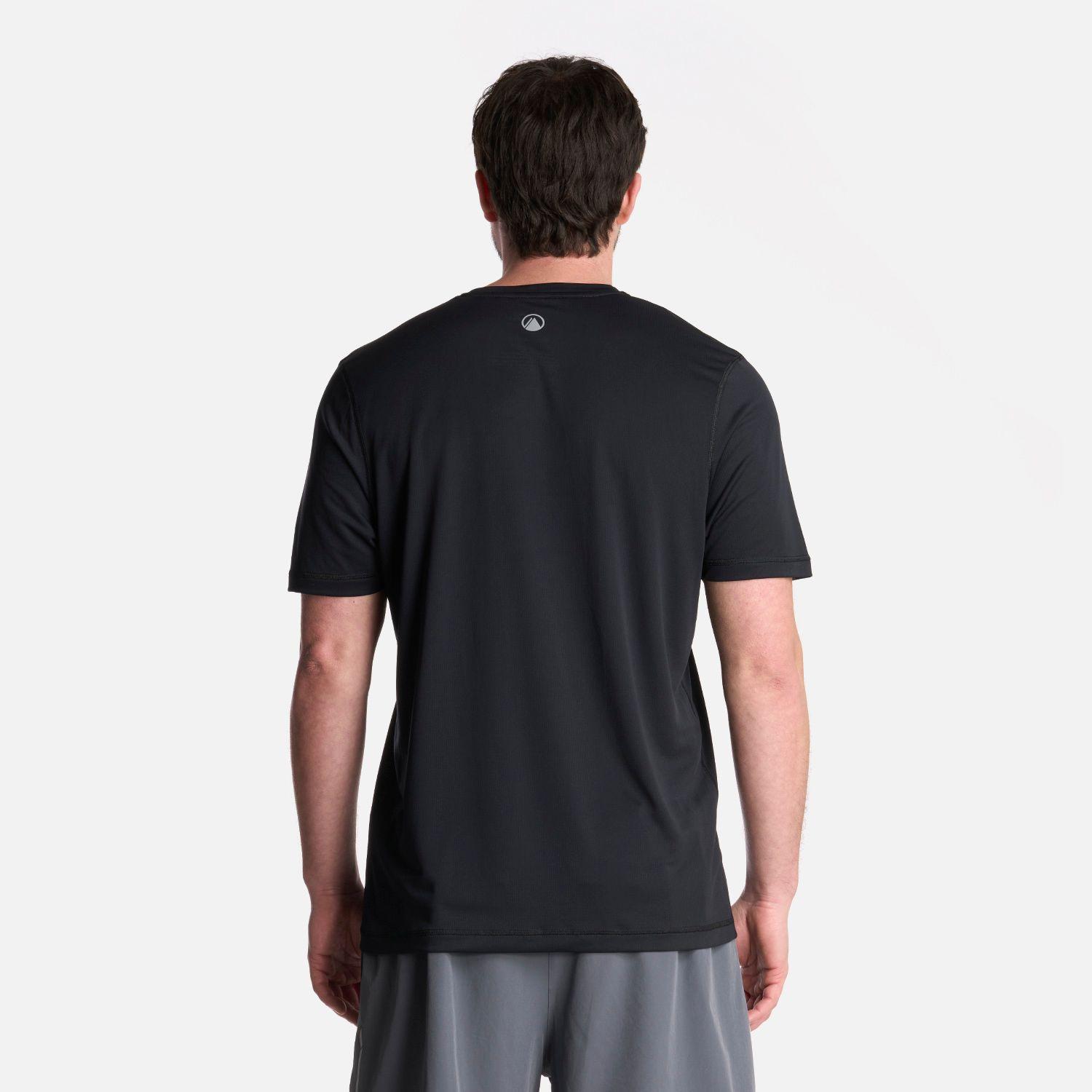 Polera Hombre Core Q-Dry T-Shirt Negro Lippi-2