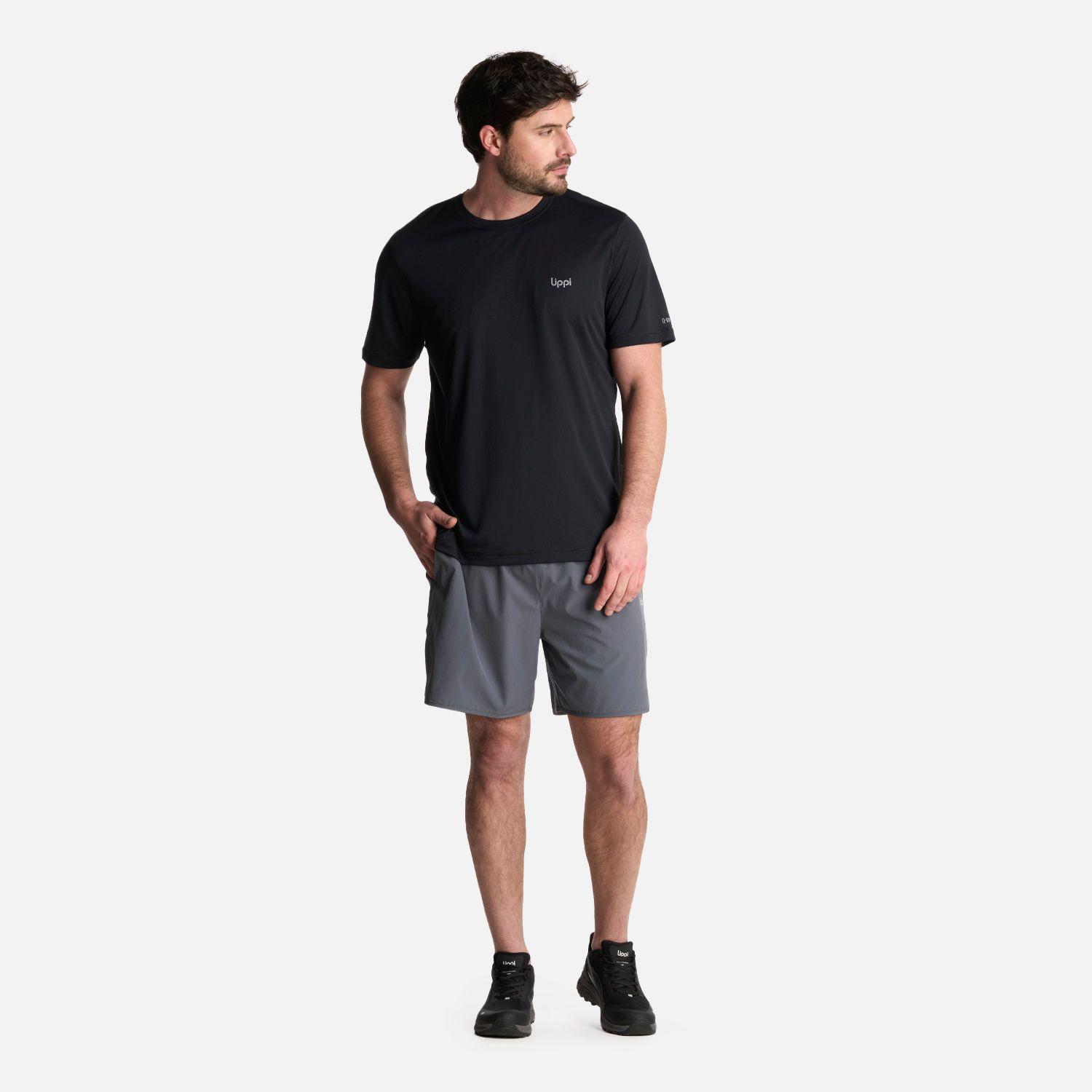Polera Hombre Core Q-Dry T-Shirt Negro Lippi-4