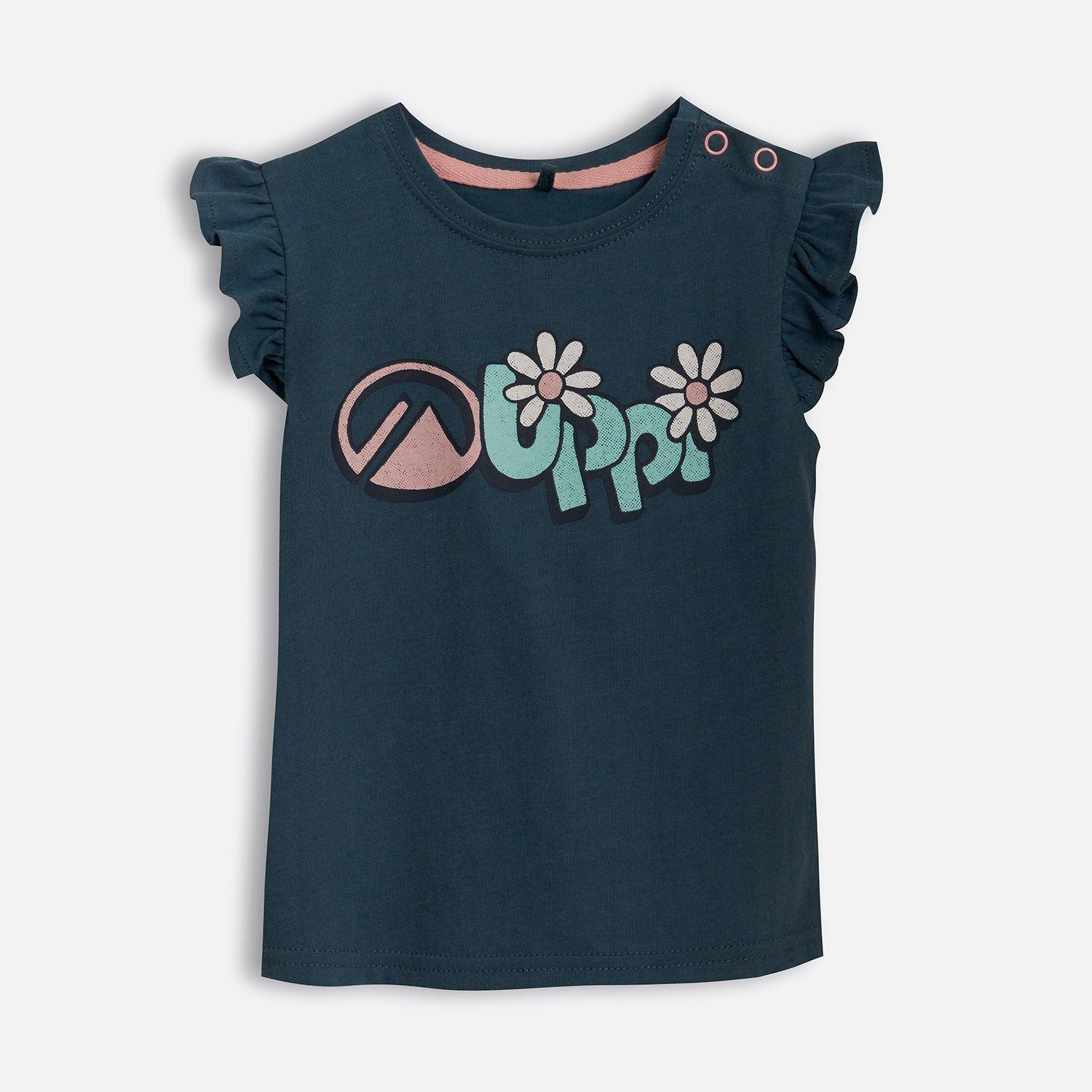Polera Baby Girl Blossom T-Shirt Azul Grisaceo Lippi-0