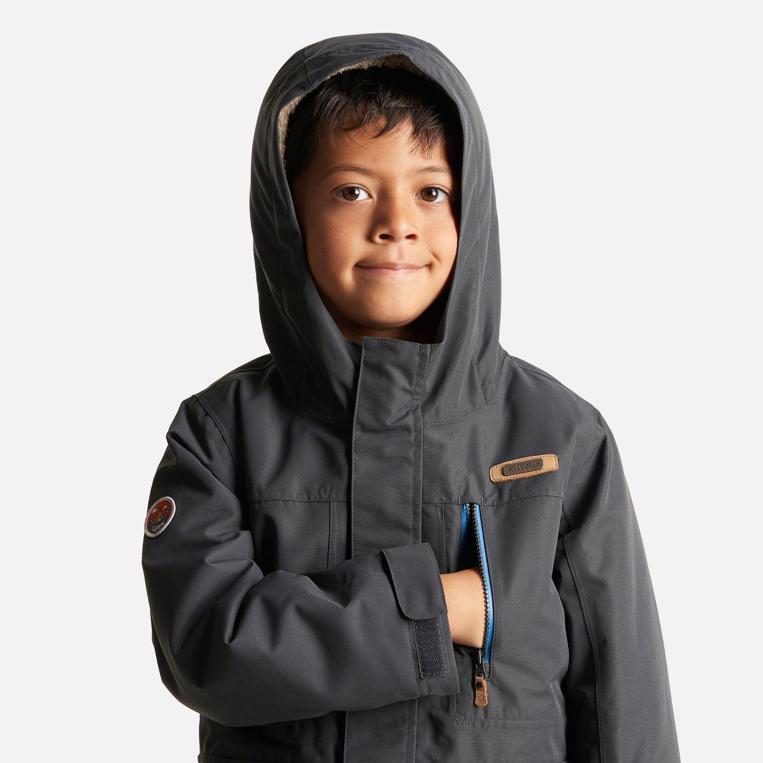 Chaqueta Niño Roble B-Dry Hoody Jacket Grafito Lippi I23-3