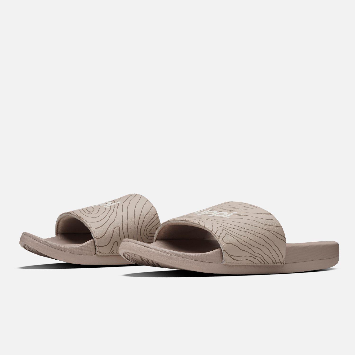 Sandalia Mujer Insigne Slide Print Beige Lippi V26-3