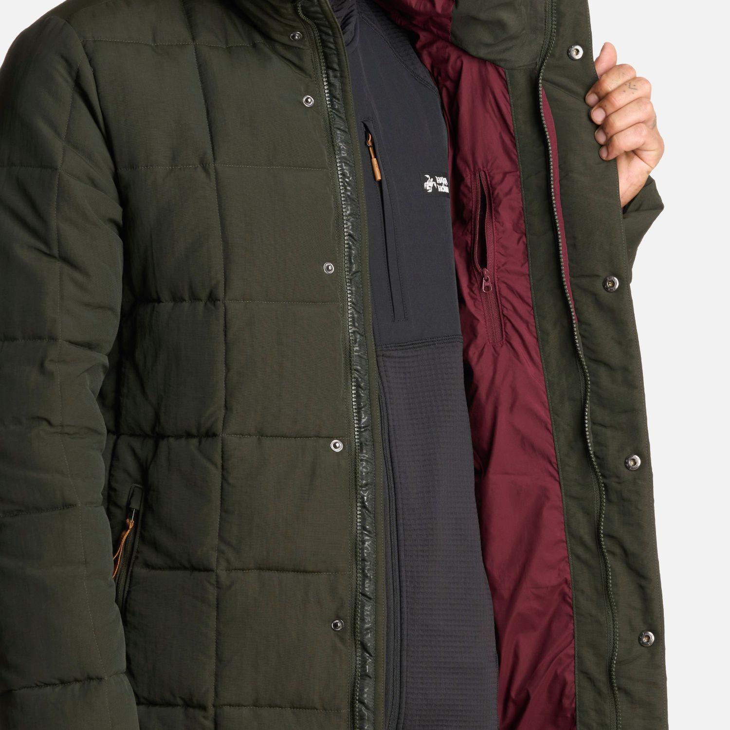 Chaqueta Hombre Aislado Verde Militar Haka Honu I25-6