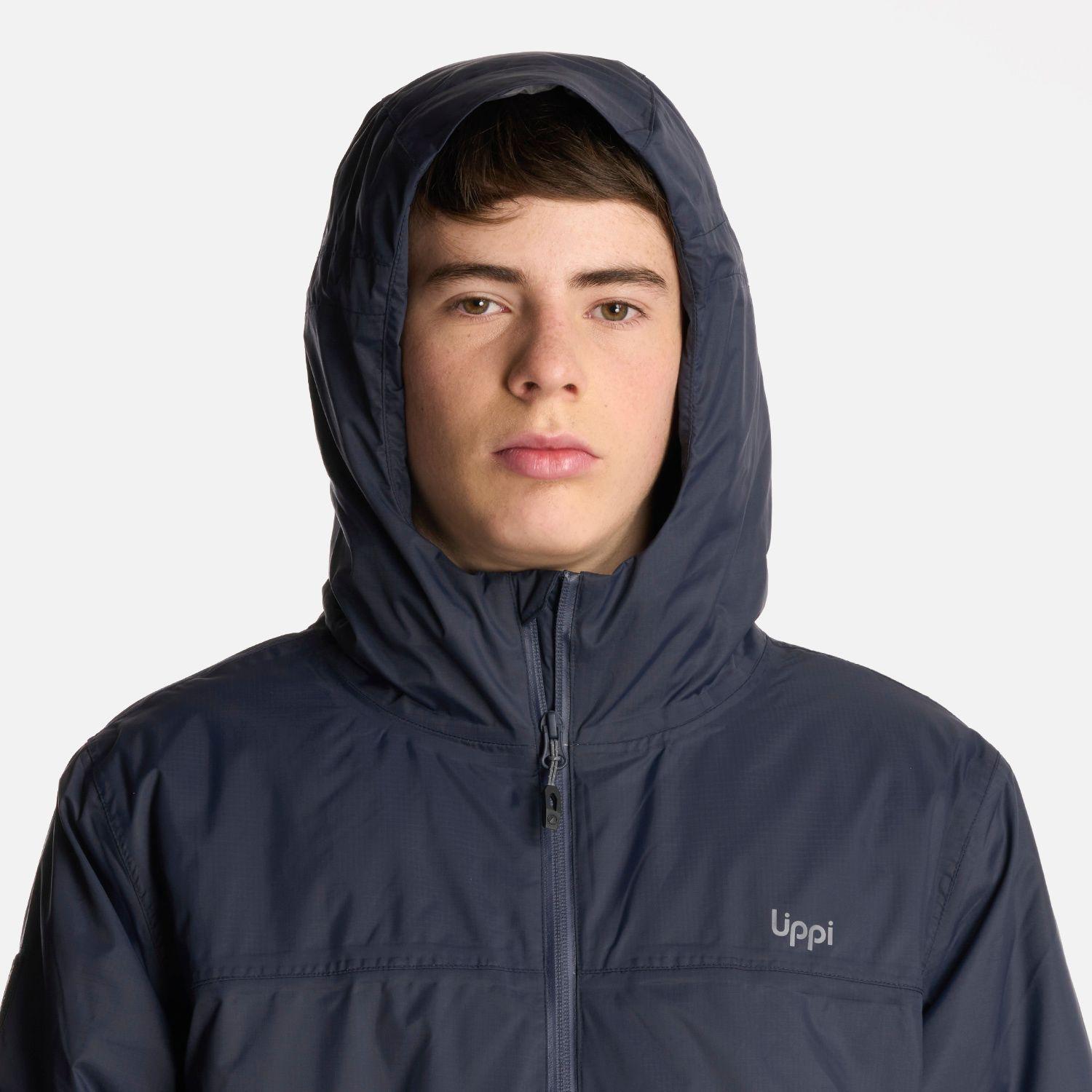 Chaqueta Teen Boy Cold Place B-Dry Hoody Azul Lippi I24-4