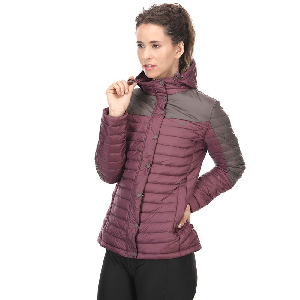 Chaqueta Mujer Bewarm Steam-Pro Hoody Jacket Palo Rosa / Grafito Lippi-1