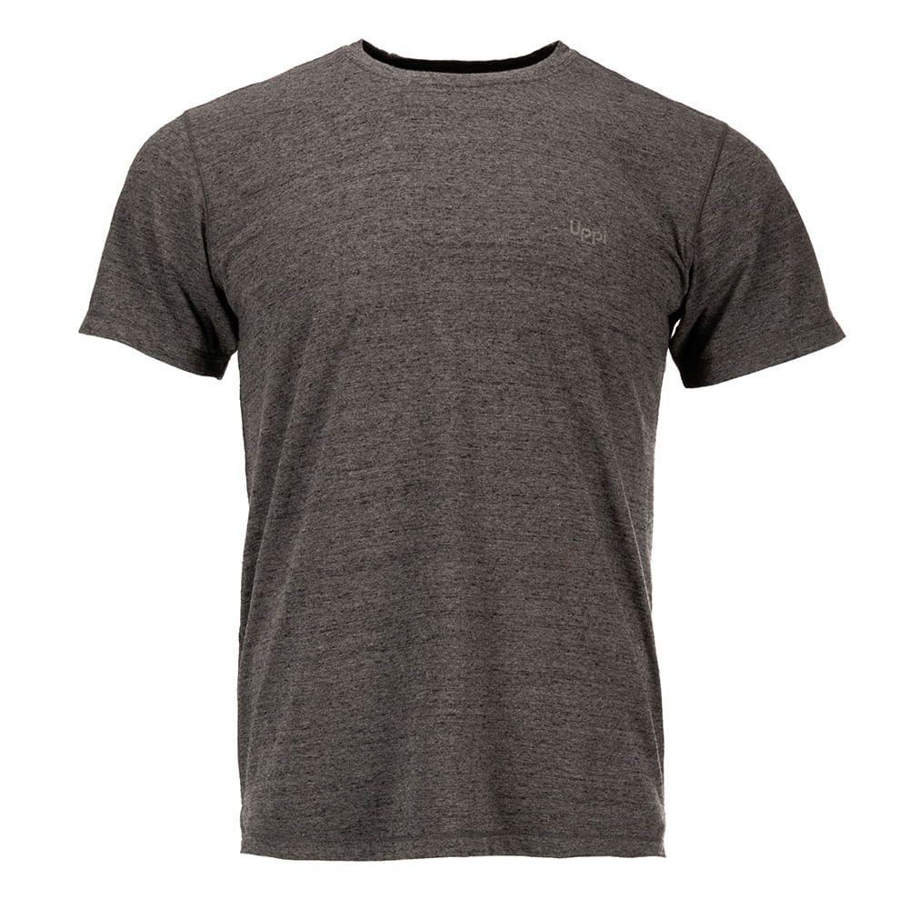 Polera Hombre Crux T-Shirt Melange Gris Oscuro Lippi-0