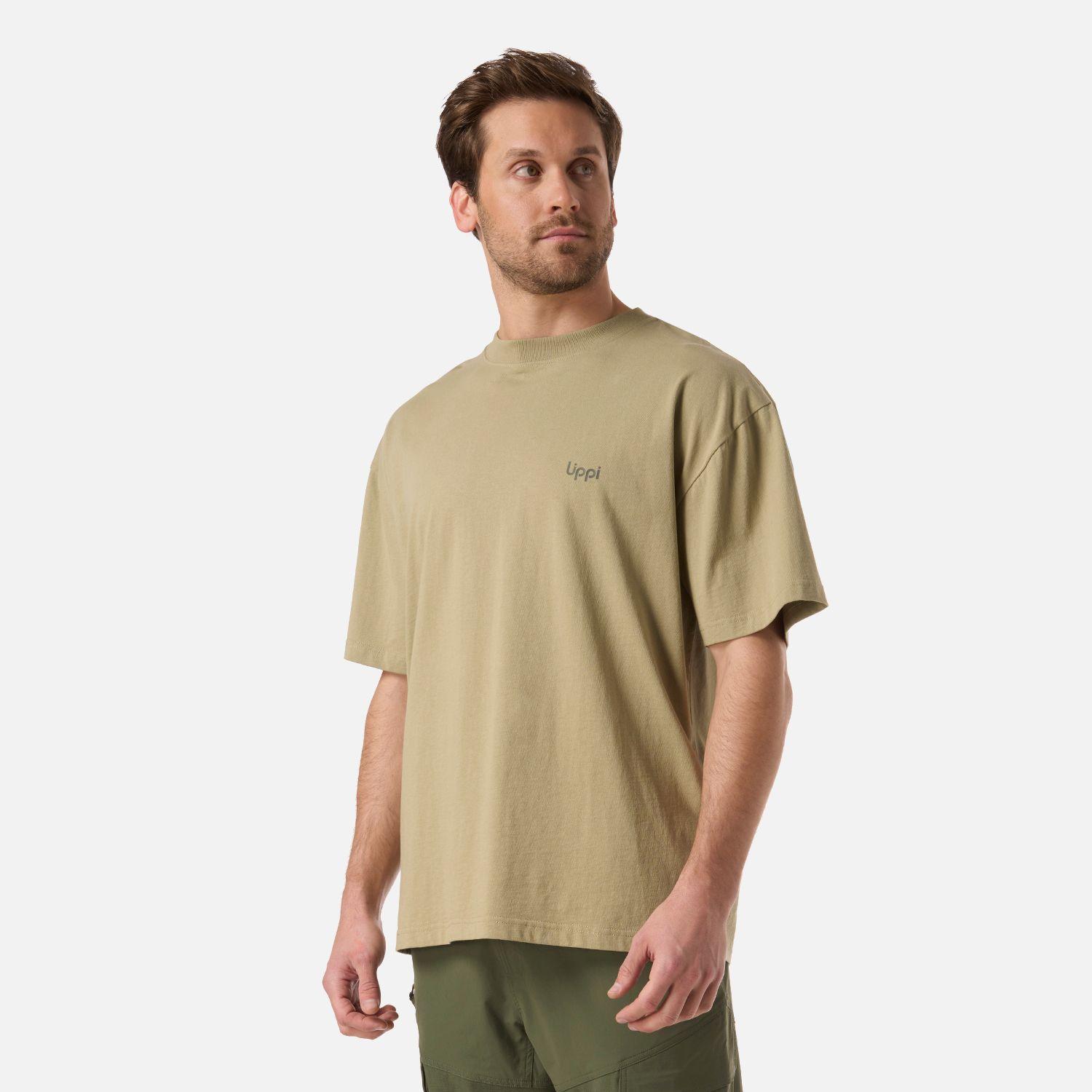 Polera Hombre Boulder T-Shirt Verde Oliva Lippi V26-2