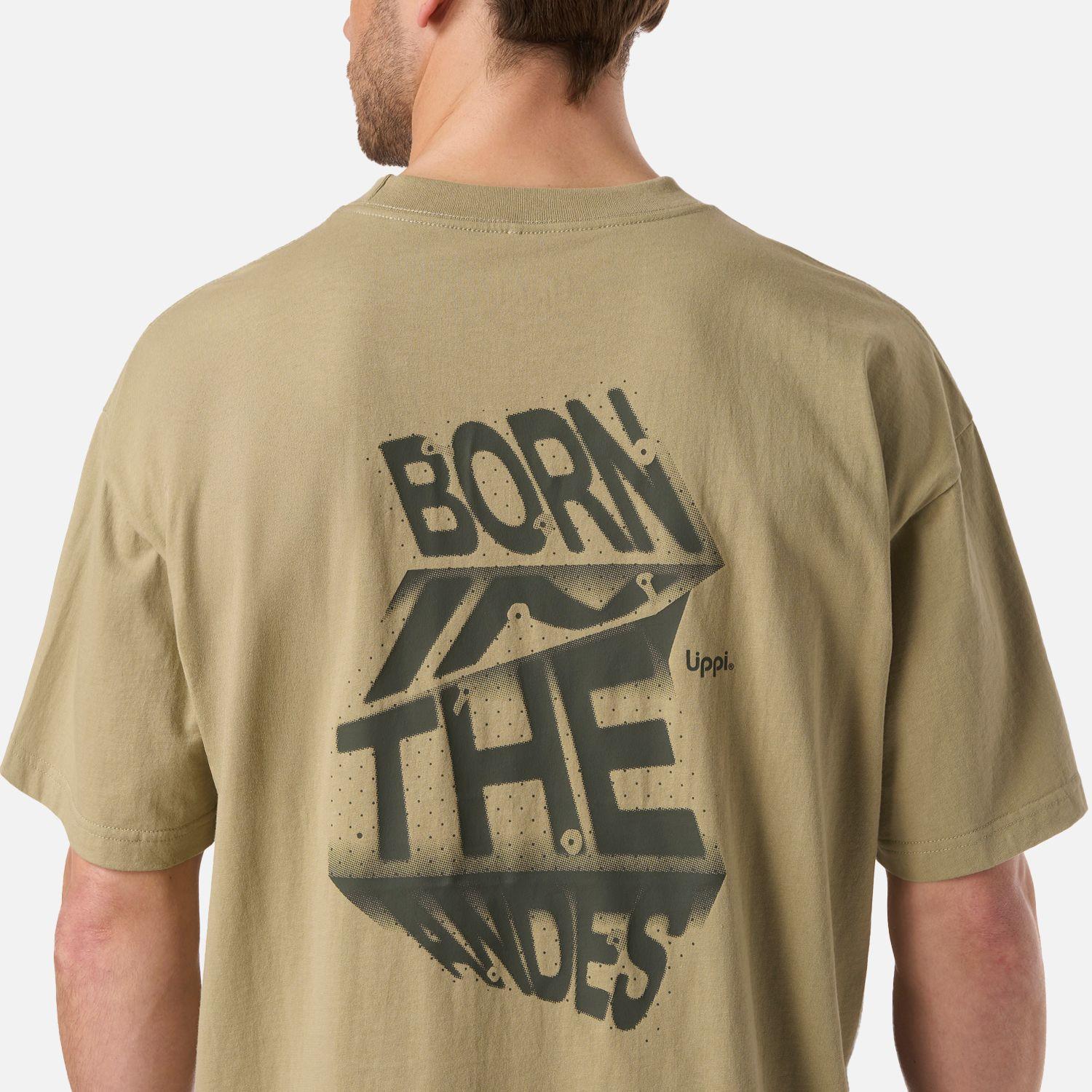 Polera Hombre Boulder T-Shirt Verde Oliva Lippi V26-3