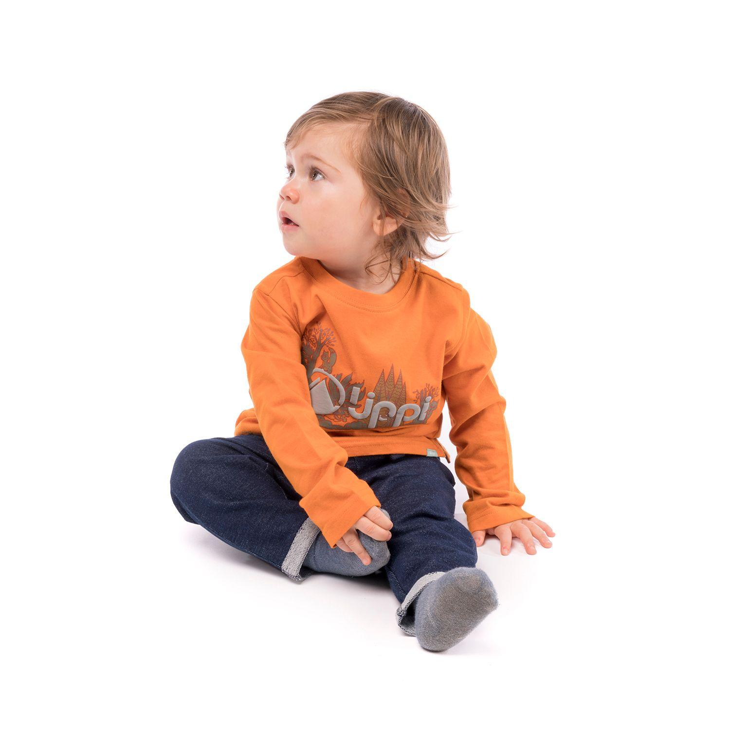 Polera Baby Boy Freedom Long-Sleeve T-Shirt Naranjo Lippi-2