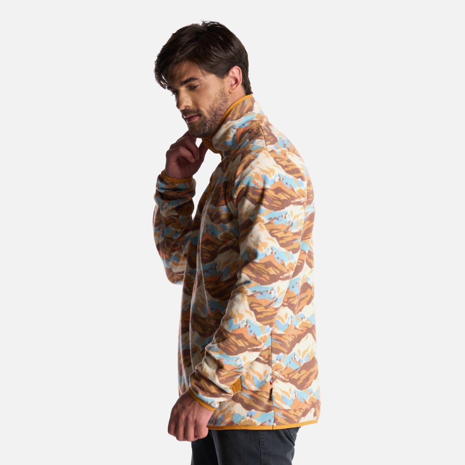 Poleron Hombre Tokerau Print Cafe Haka Honu-2