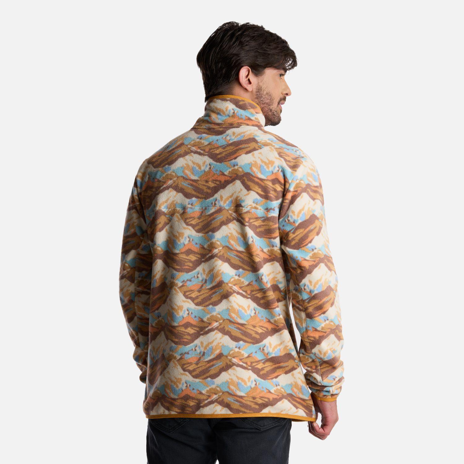 Poleron Hombre Tokerau Print Cafe Haka Honu-3