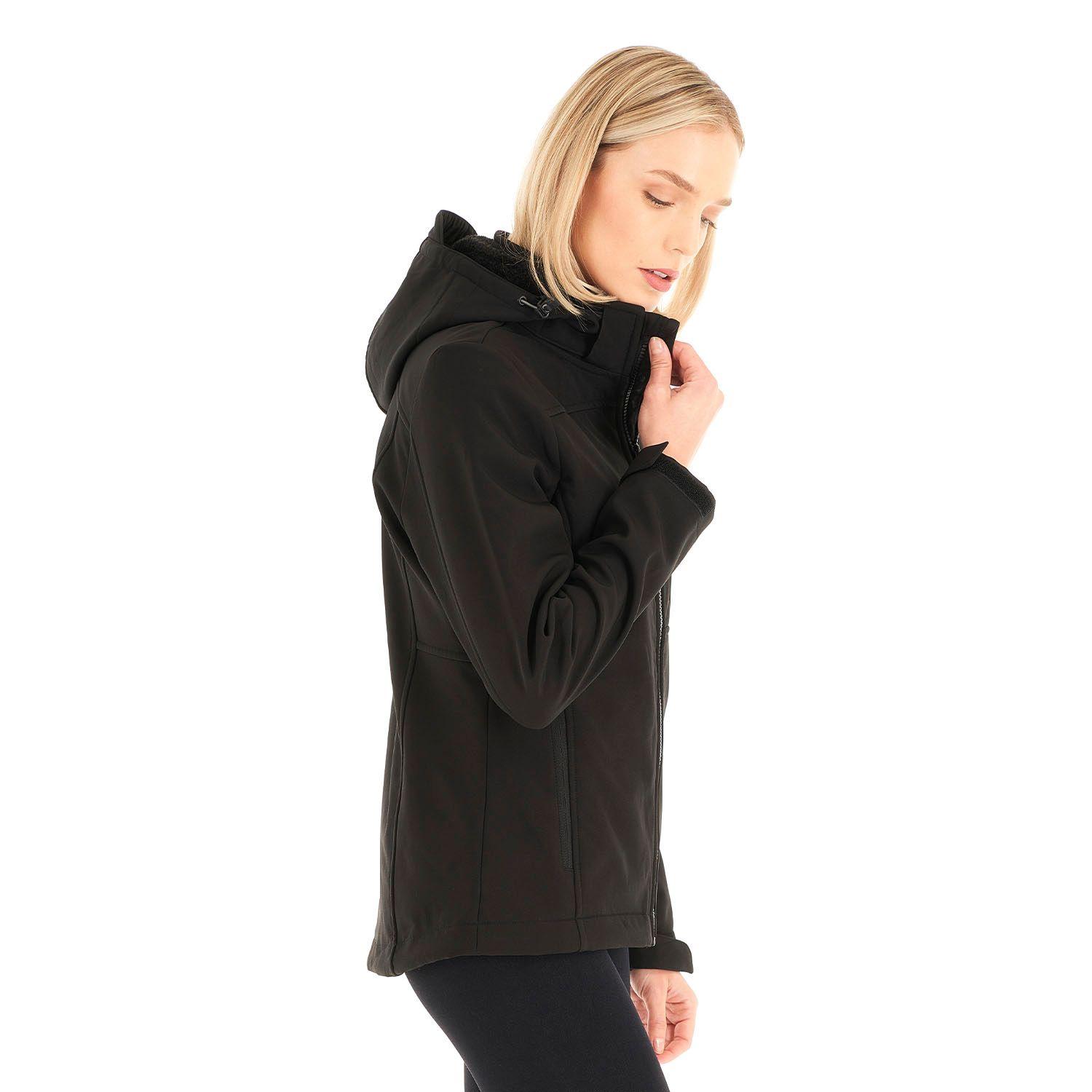 Chaqueta Mujer Macaya Softshell Hoody Jacket Negro Lippi V21-3