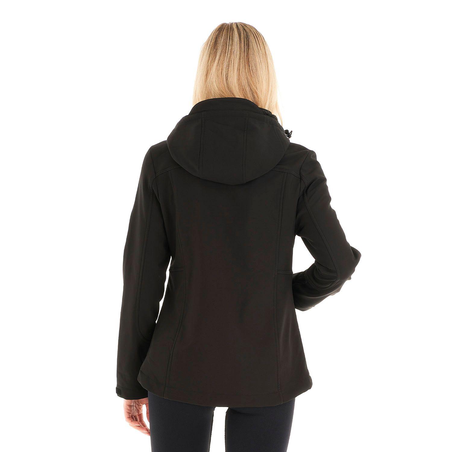 Chaqueta Mujer Macaya Softshell Hoody Jacket Negro Lippi V21-5