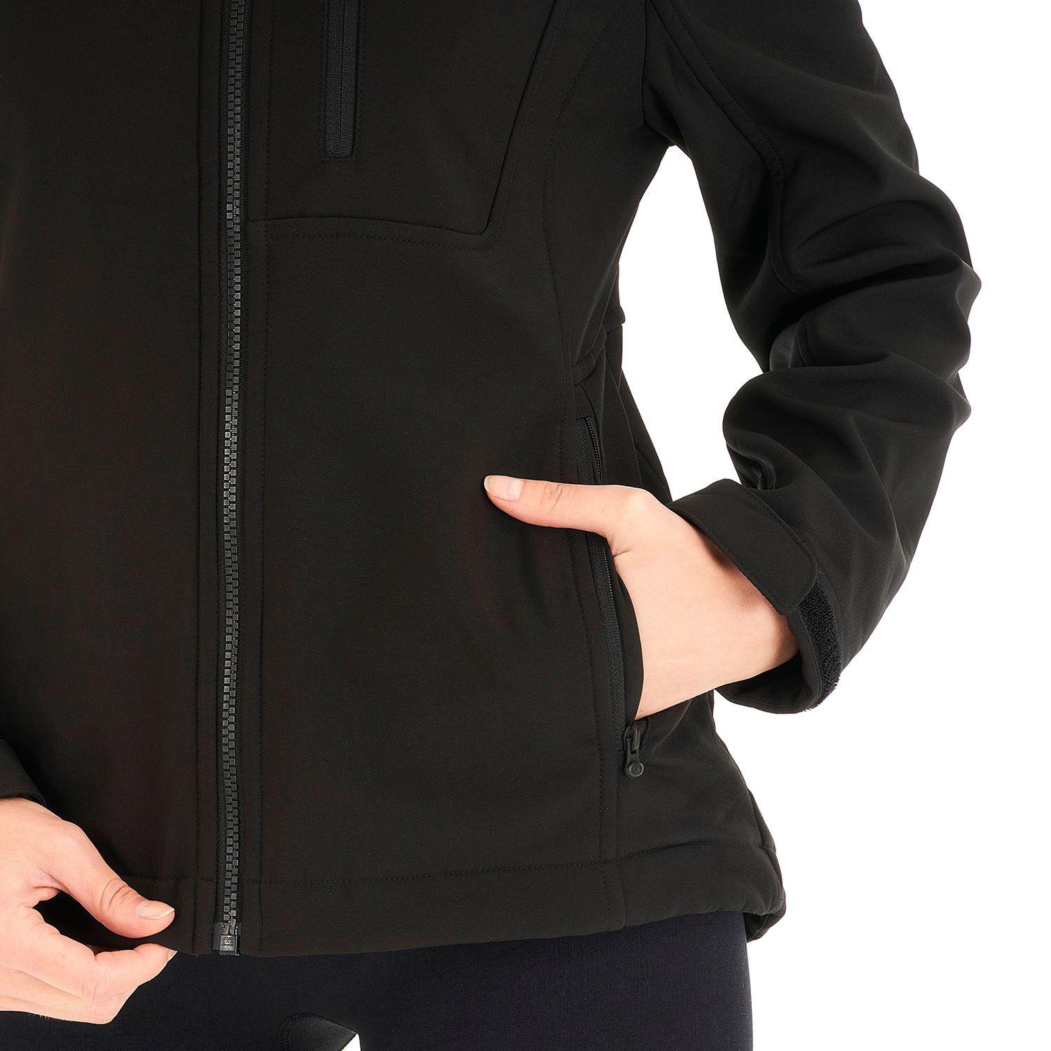 Chaqueta Mujer Macaya Softshell Hoody Jacket Negro Lippi V21-8