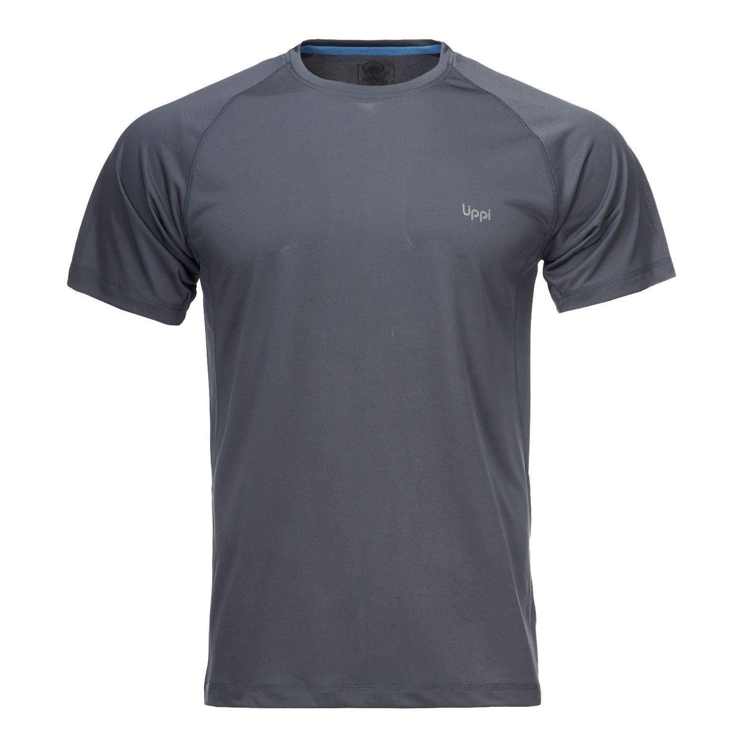 Polera Hombre Core Q-Dry T-Shirt Azul Piedra Lippi V23-0