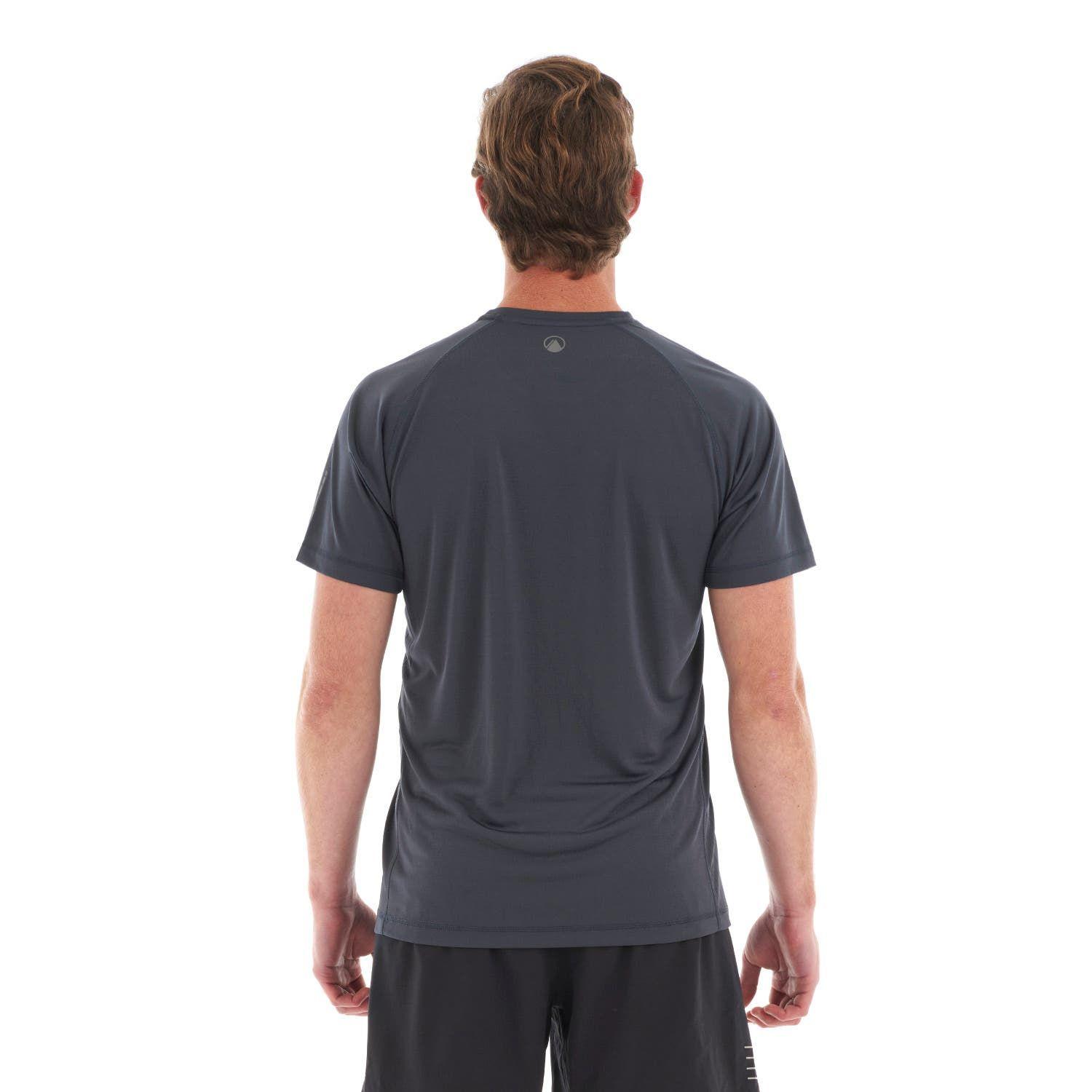 Polera Hombre Core Q-Dry T-Shirt Azul Piedra Lippi V23-5