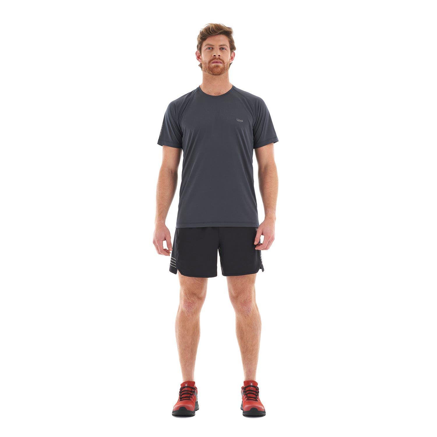 Polera Hombre Core Q-Dry T-Shirt Azul Piedra Lippi V23-8