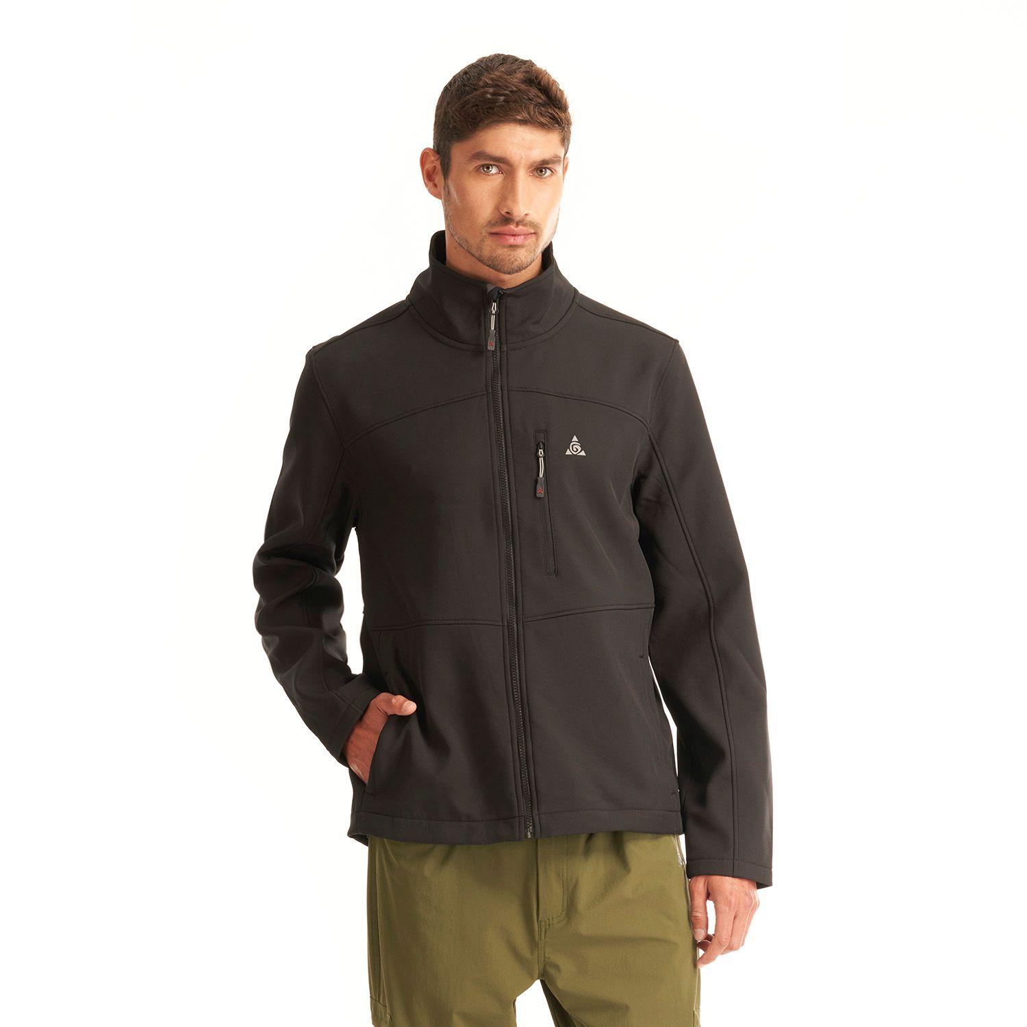 Chaqueta Hombre Acacia Negro Geography-1