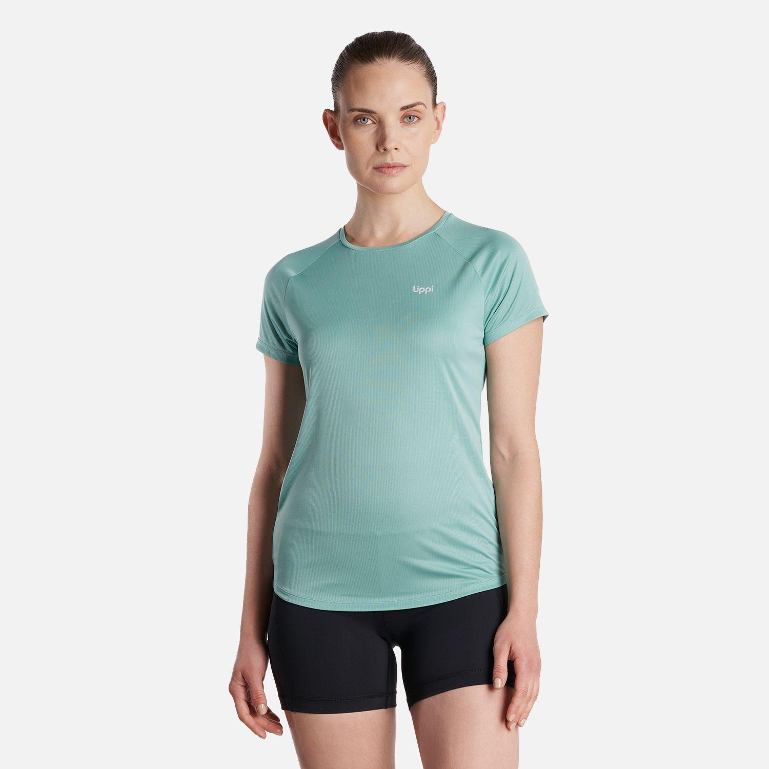 Polera Mujer  Core Q-Dry T-Shirt Turquesa Lippi-1