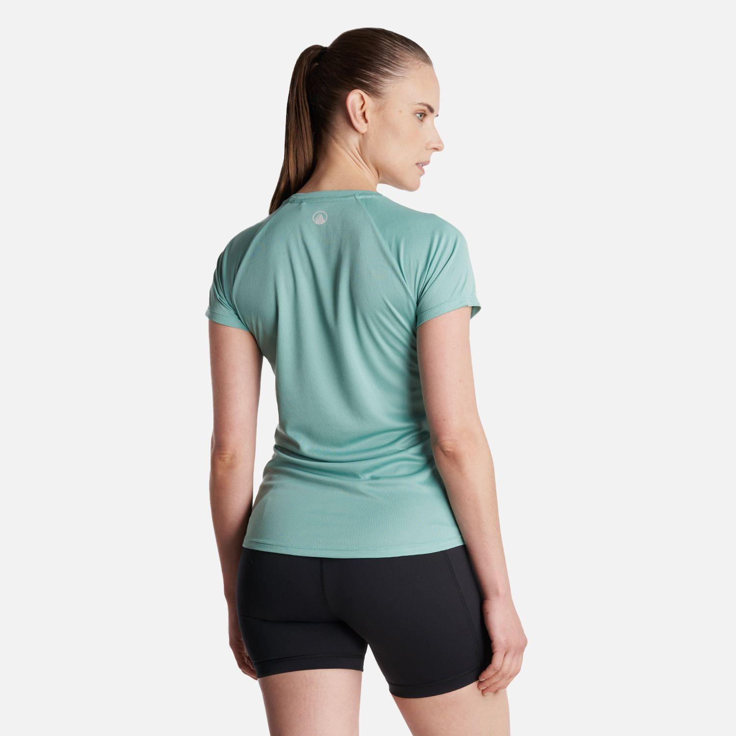 Polera Mujer  Core Q-Dry T-Shirt Turquesa Lippi-3