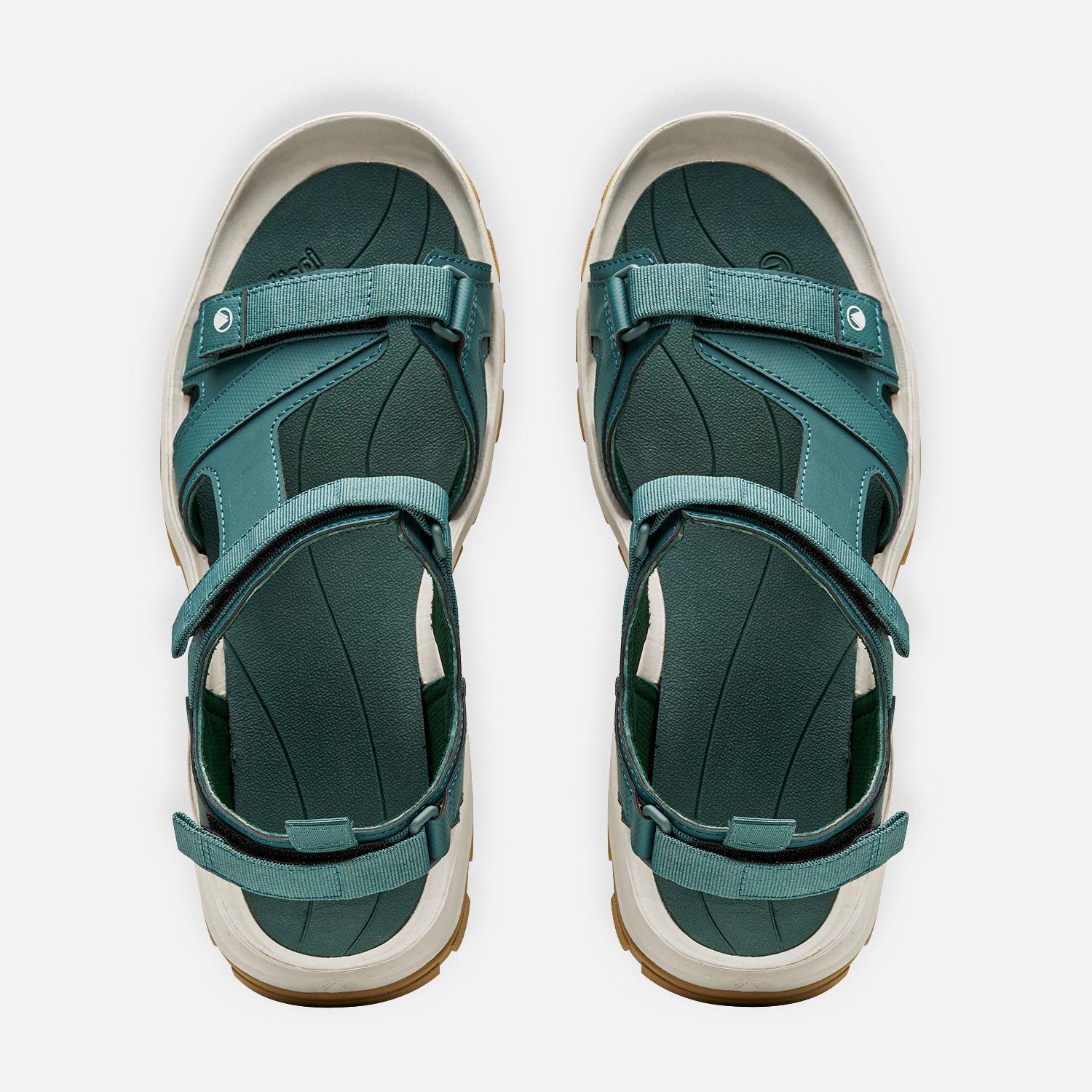 Sandalia Hombre Go Out Verde Goma Lippi-3