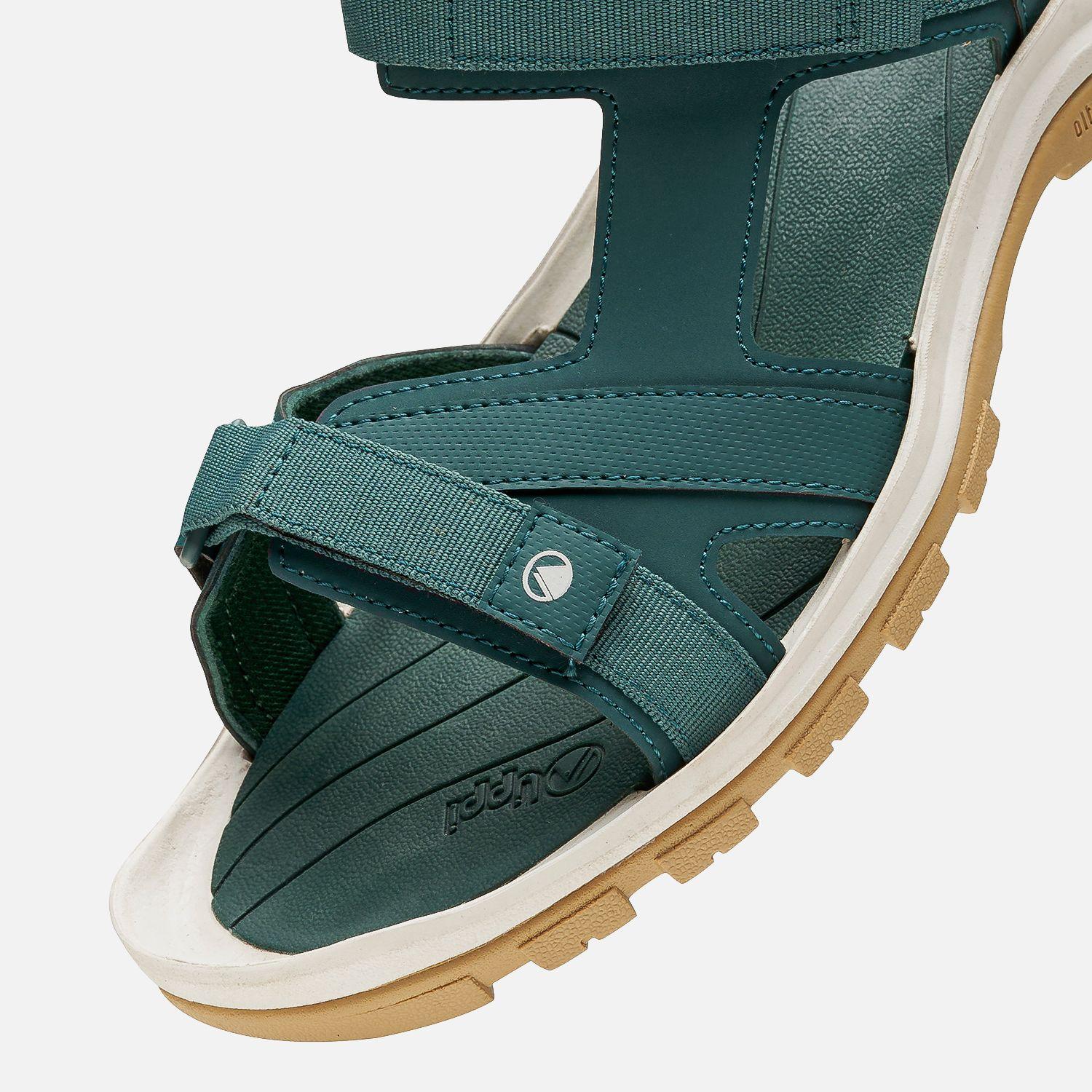 Sandalia Hombre Go Out Verde Goma Lippi-4