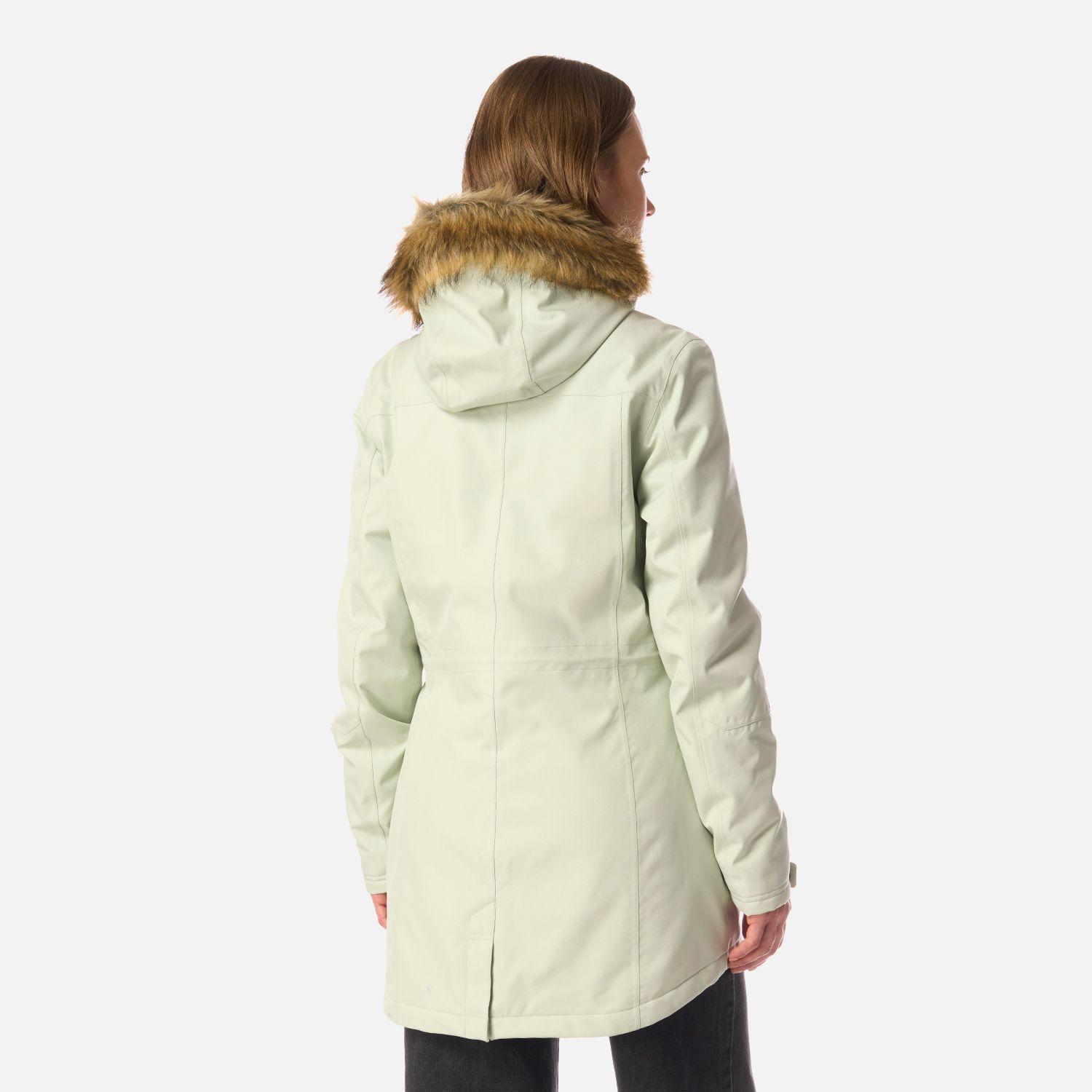 Chaqueta Mujer Roble B-Dry Hoody Jacket Verde Agua Melange Lippi I26-2