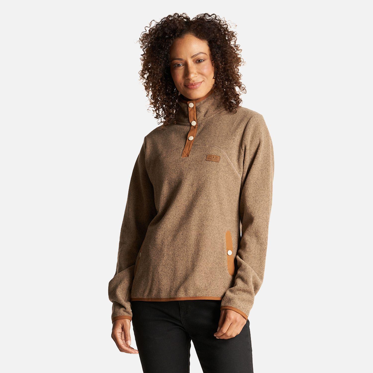Poleron Mujer Tokerau Beige Haka Honu I23-1
