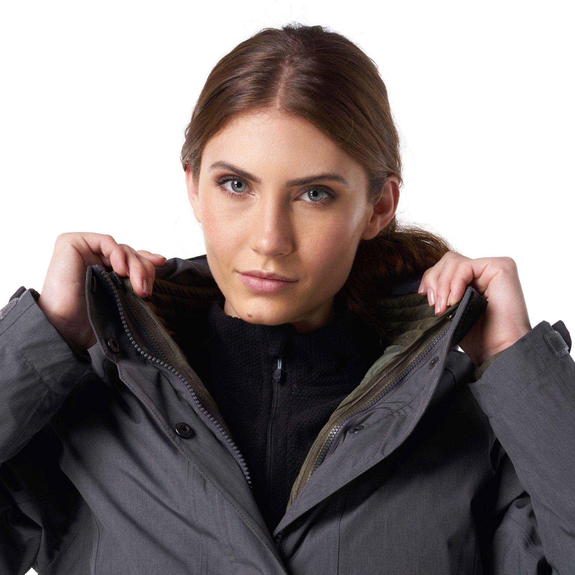 Chaqueta Mujer Intersection Fusion-3 Hoody Jacket Negro / Negro Lippi-7