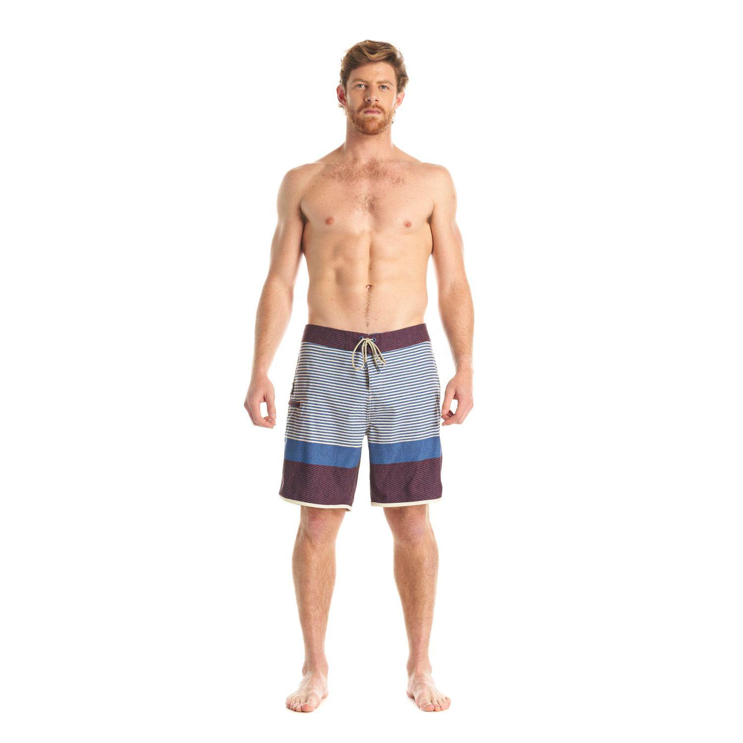 Short Hombre Performance Swimwear Azul Vino Lippi-8