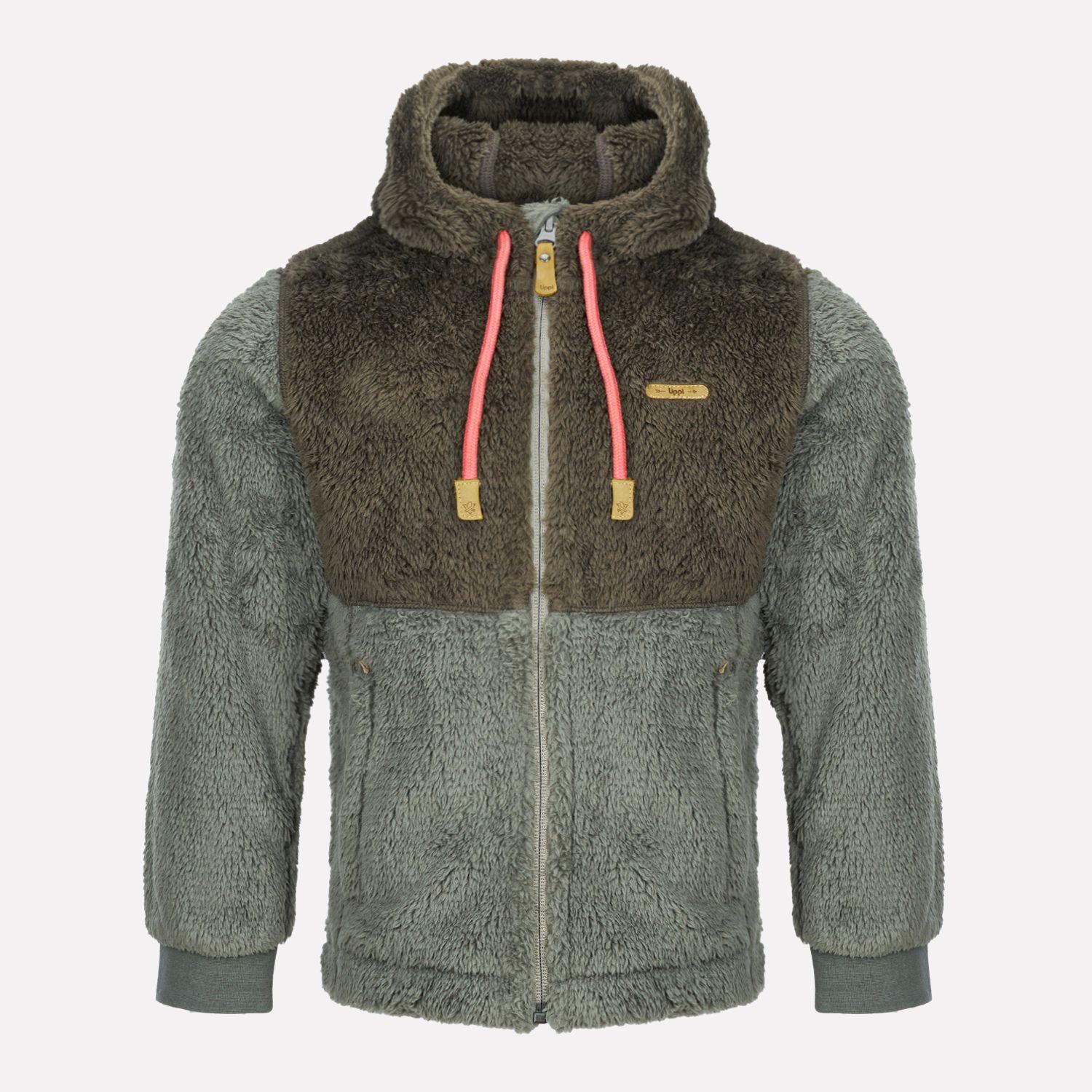 Chaqueta Niña Bear Shaggy-Pro Hoody Jacket Verde Musgo Lippi-0