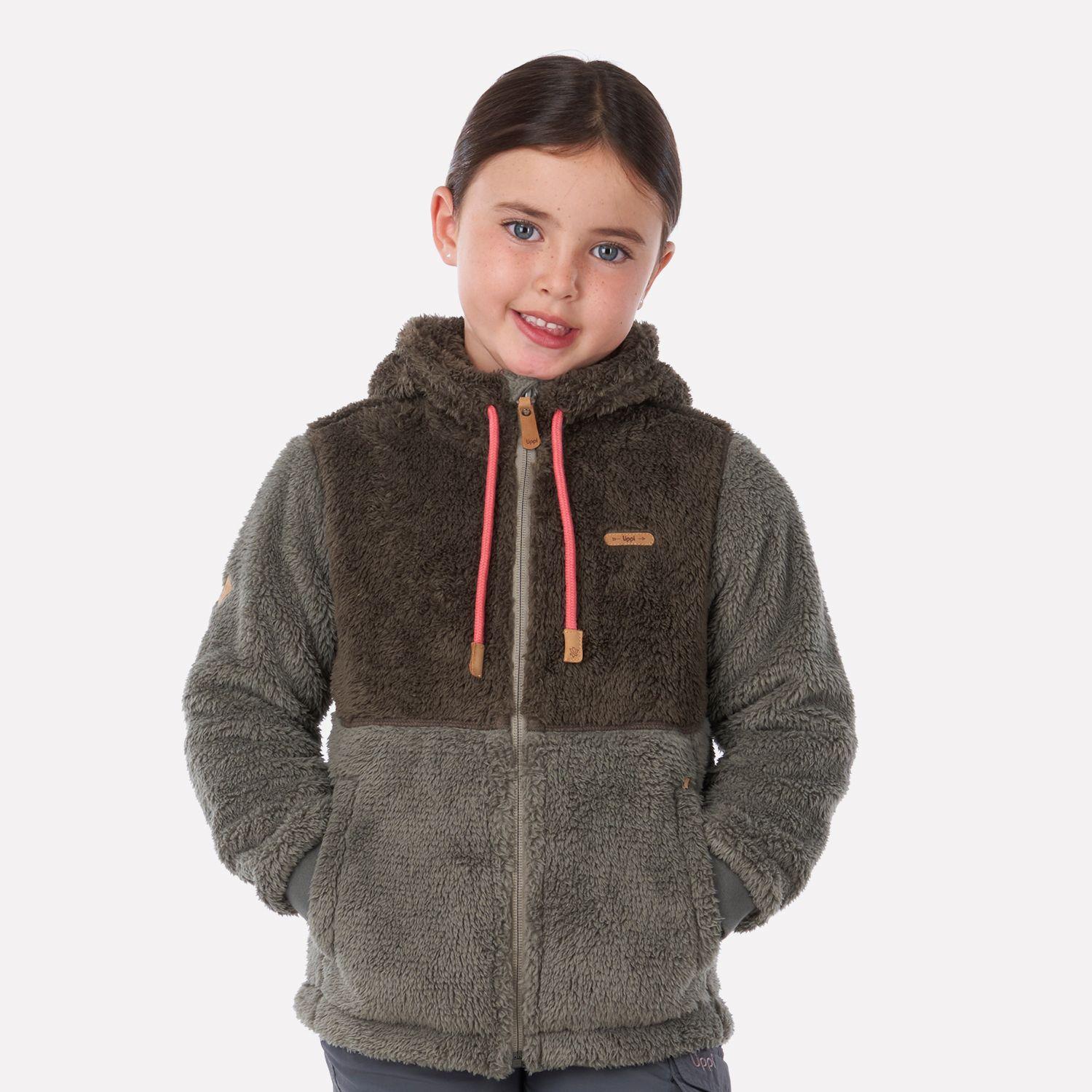 Chaqueta Niña Bear Shaggy-Pro Hoody Jacket Verde Musgo Lippi-1