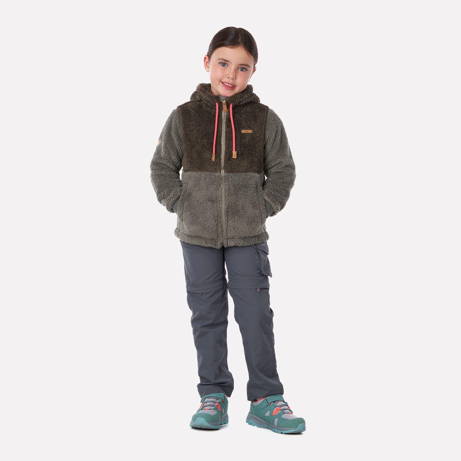 Chaqueta Niña Bear Shaggy-Pro Hoody Jacket Verde Musgo Lippi-4