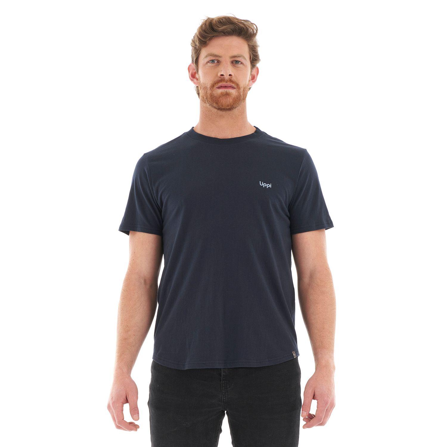 Polera Hombre Volcan Tupungato T-Shirt Azul Oscuro Lippi-1